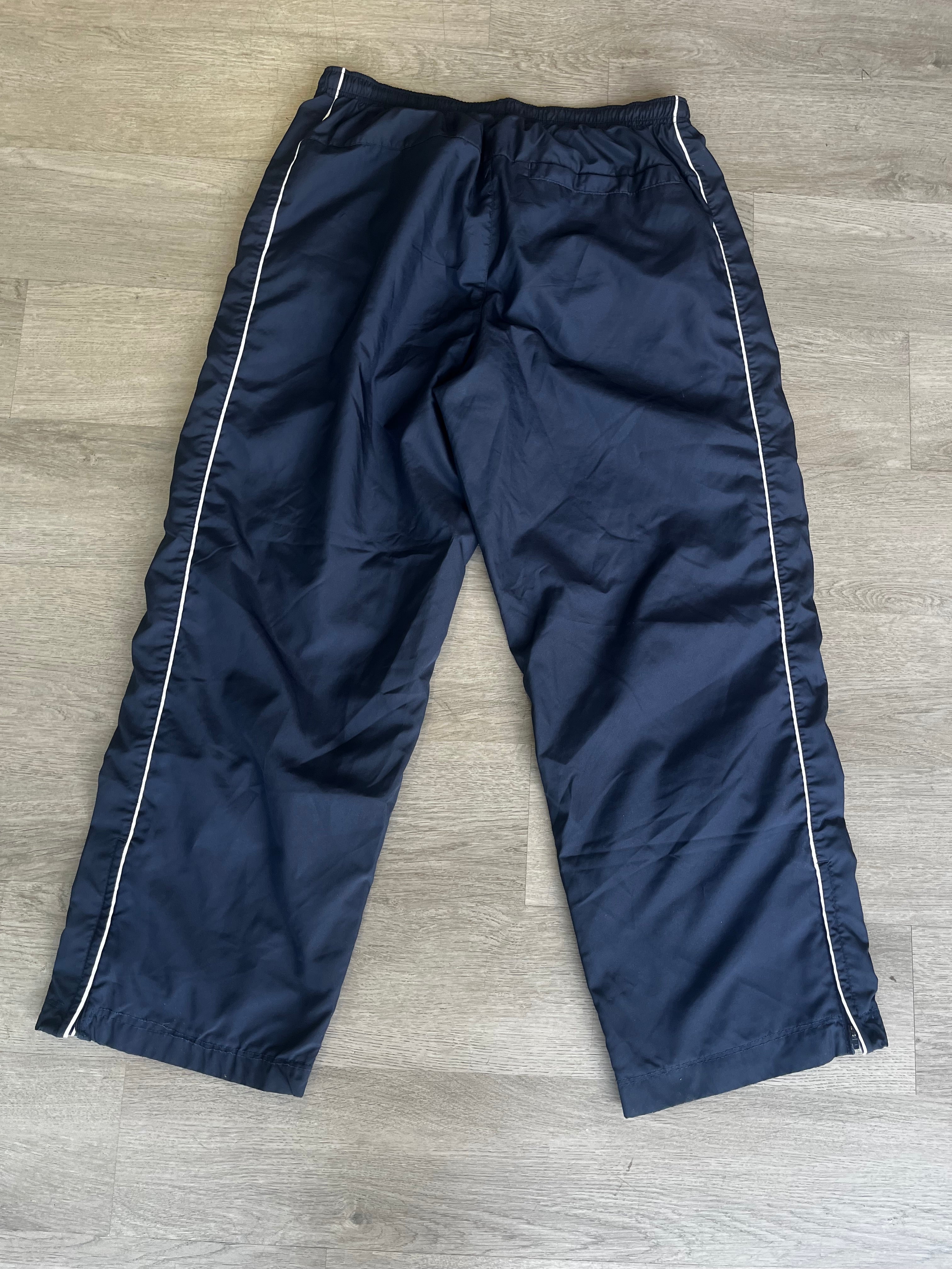 Vintage Nike Navy Blue Windbreaker Pants