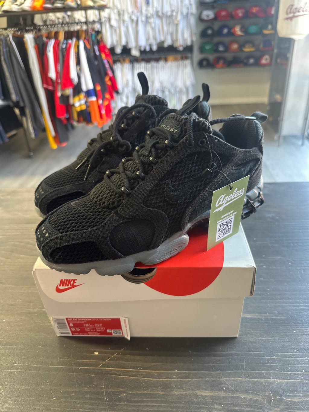 Pre-Owned Nike Air Zoom Spiridon Cage 2 Black