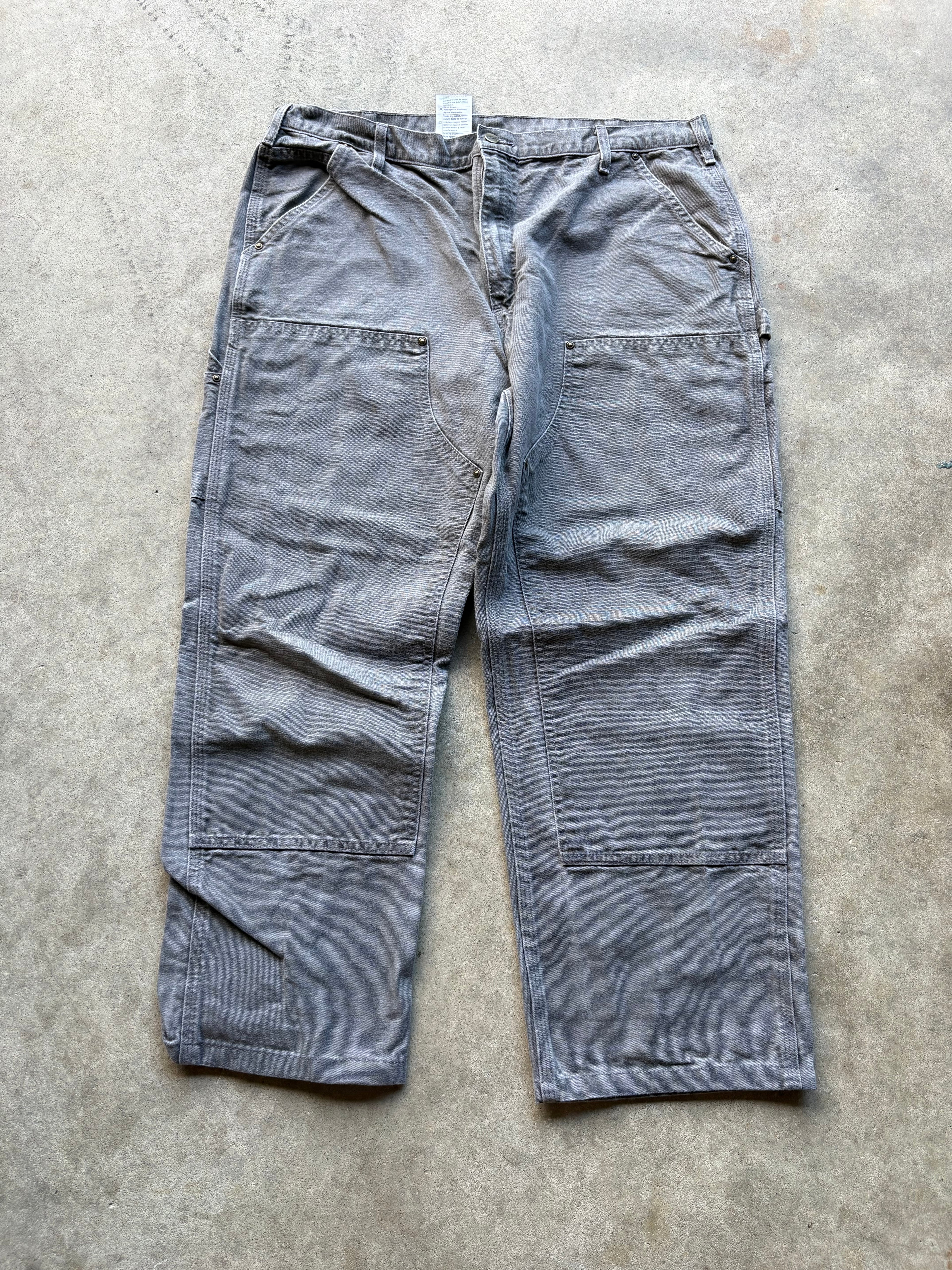 Vintage Grey Double Knee Carhartt Pants