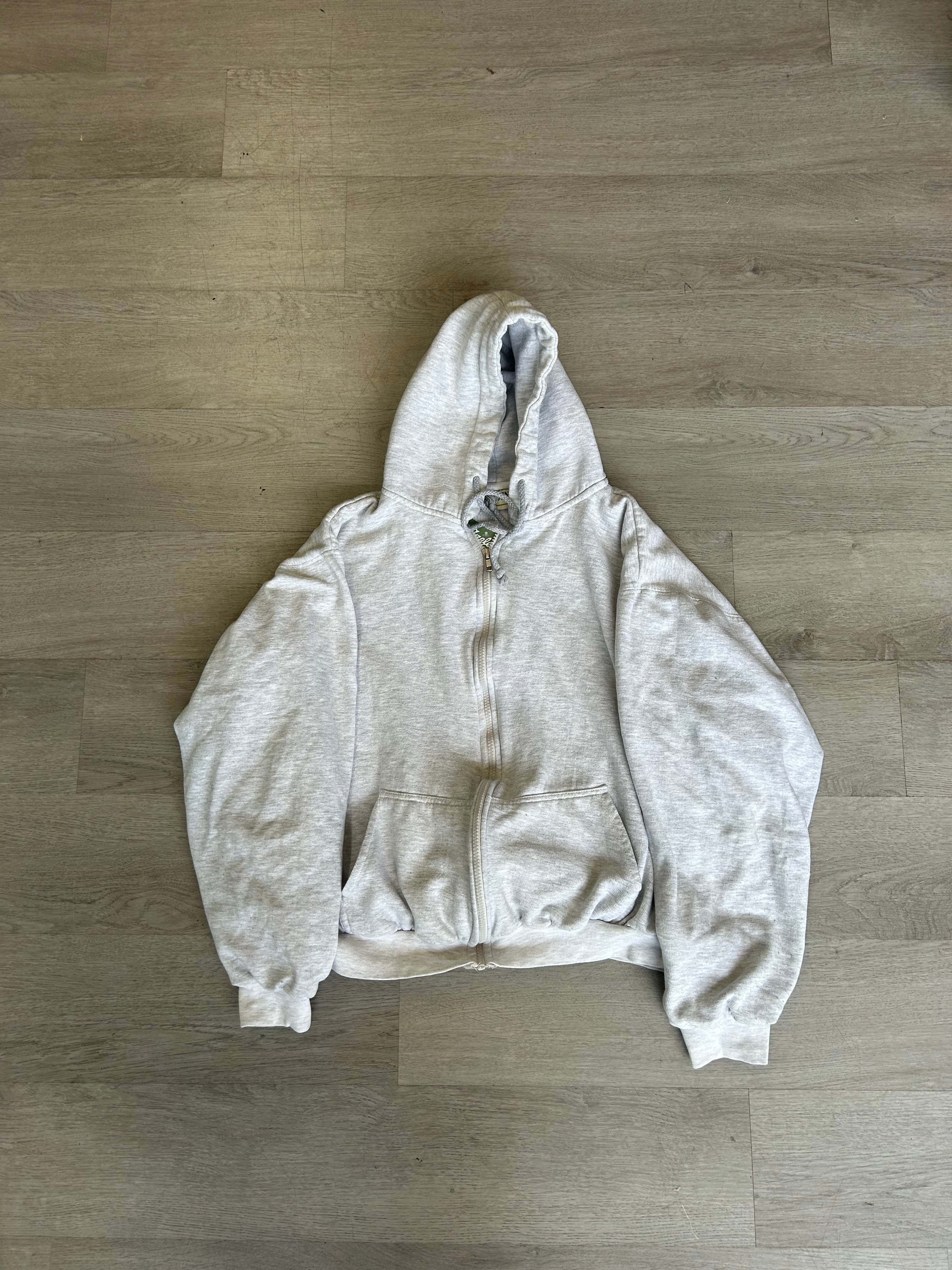 Vintage Wilderness Grey Zip Up Hoodie