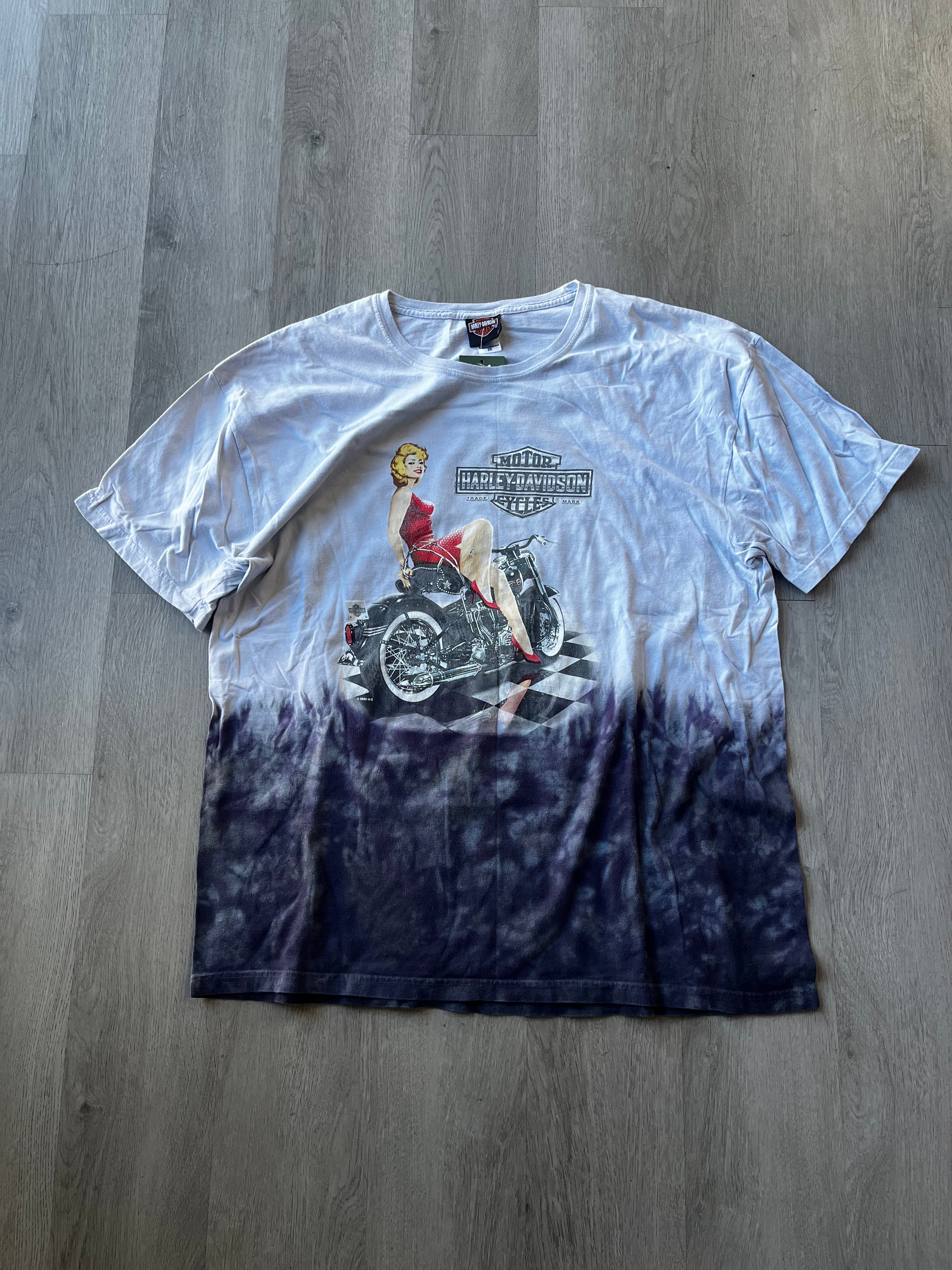 Harley Davidson Motorcycle Girl Tee