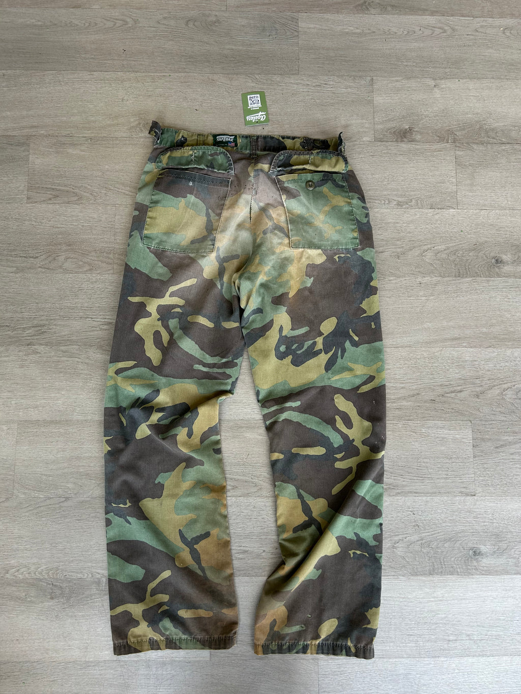 Vintage Saftbak Camoflauge Cargo Pants