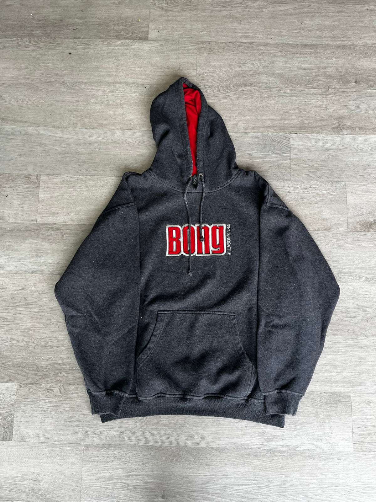 Vintage Charcoal Billabong Pullover Hoodie