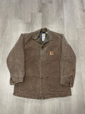 Vintage Carhartt Faded Brown Chore Coat Jacket