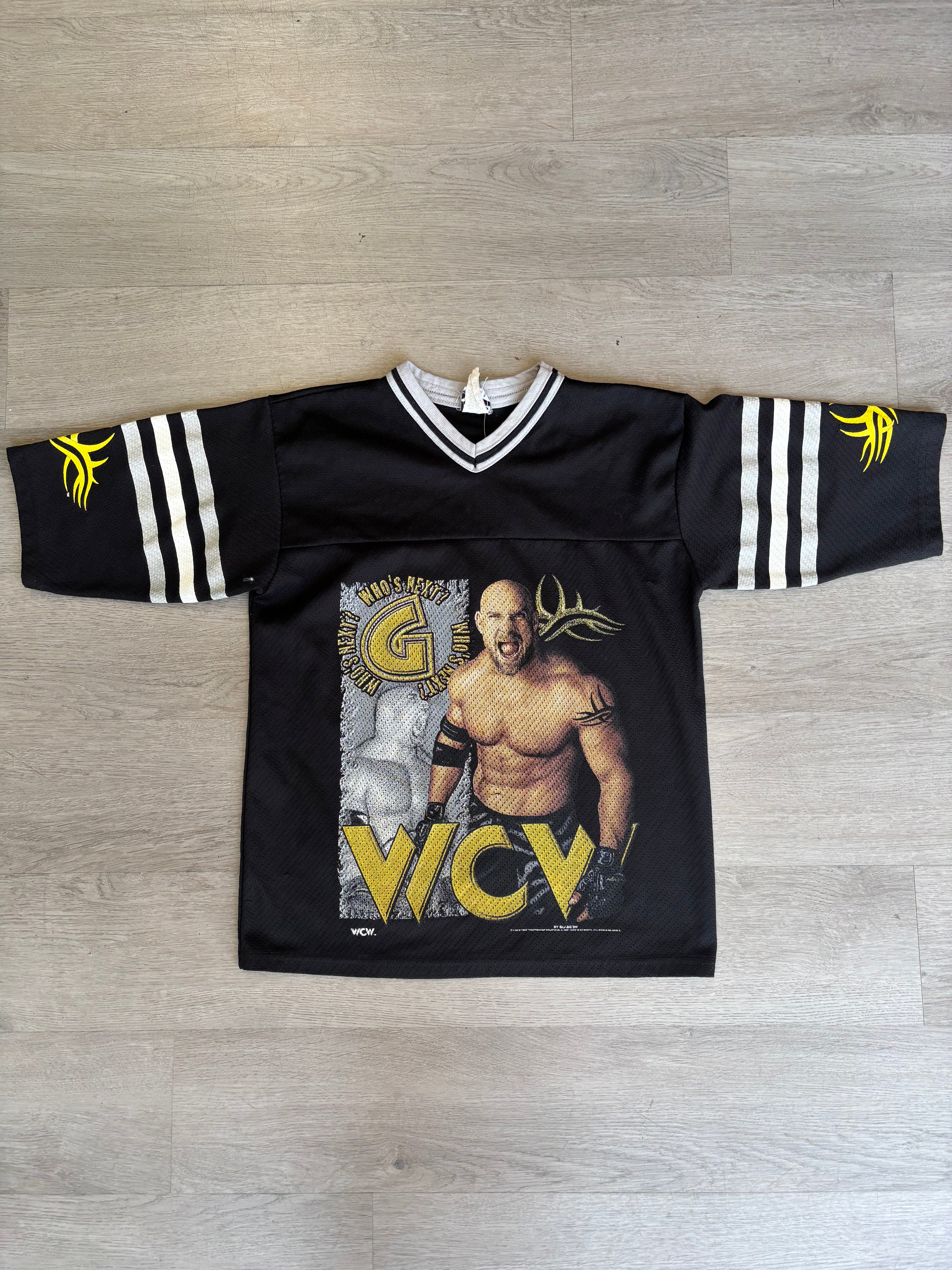 Vintage 1998 WCW Bill Goldberg Who's Next Wrestling Jersey