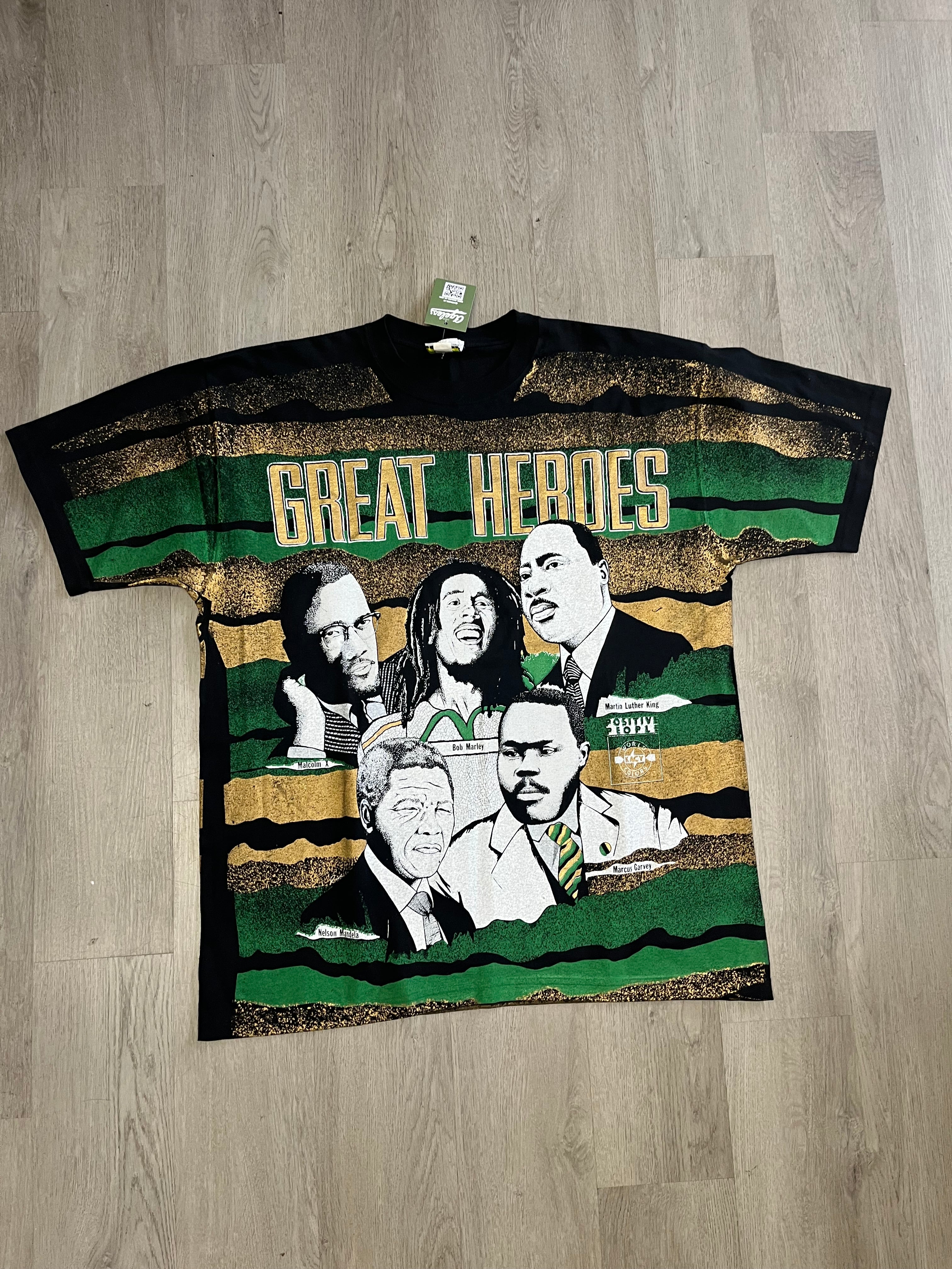 Vintage Positive People Great Heroes Graphic T-Shirt