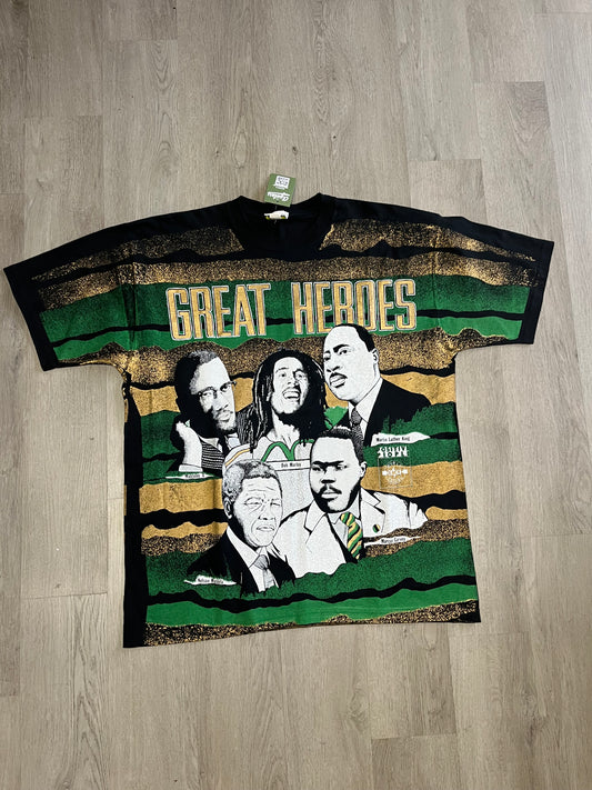 Vintage Positive People Great Heroes Graphic T-Shirt