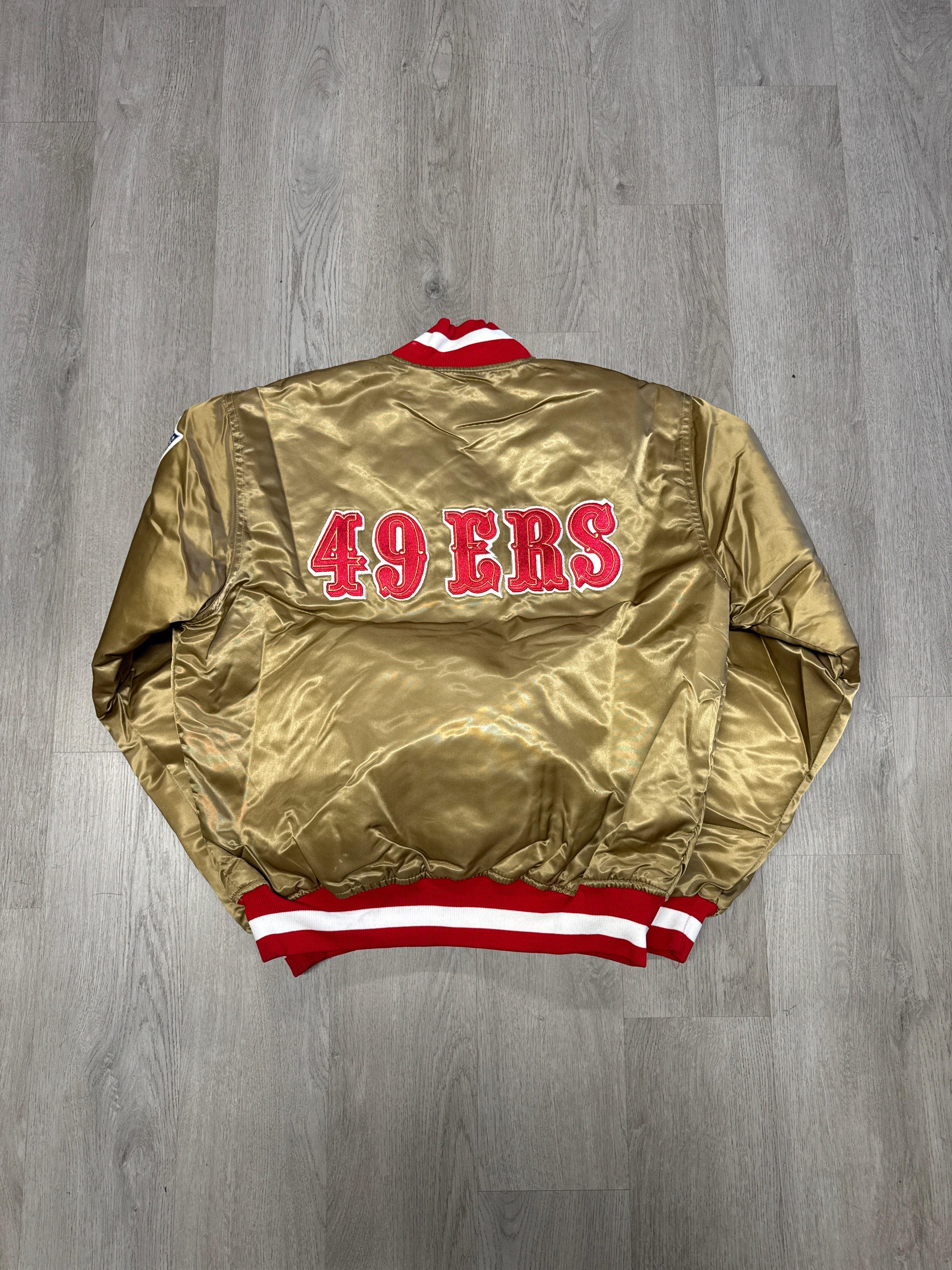 Vintage 90s Starter Pro Line NFL San Francisco 49er Satin Jacket