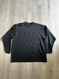 Yeezy Gap Engineered by Balenciaga Dove Long Sleeve Tee Washed Black