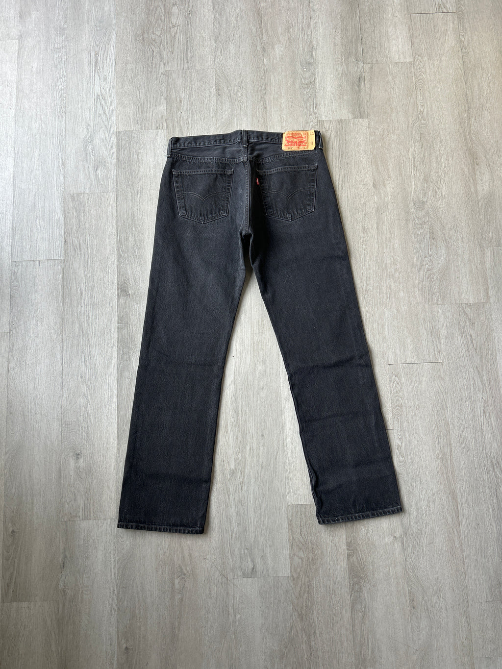 Vintage Levi’s Straight Fit Black Denim Jeans