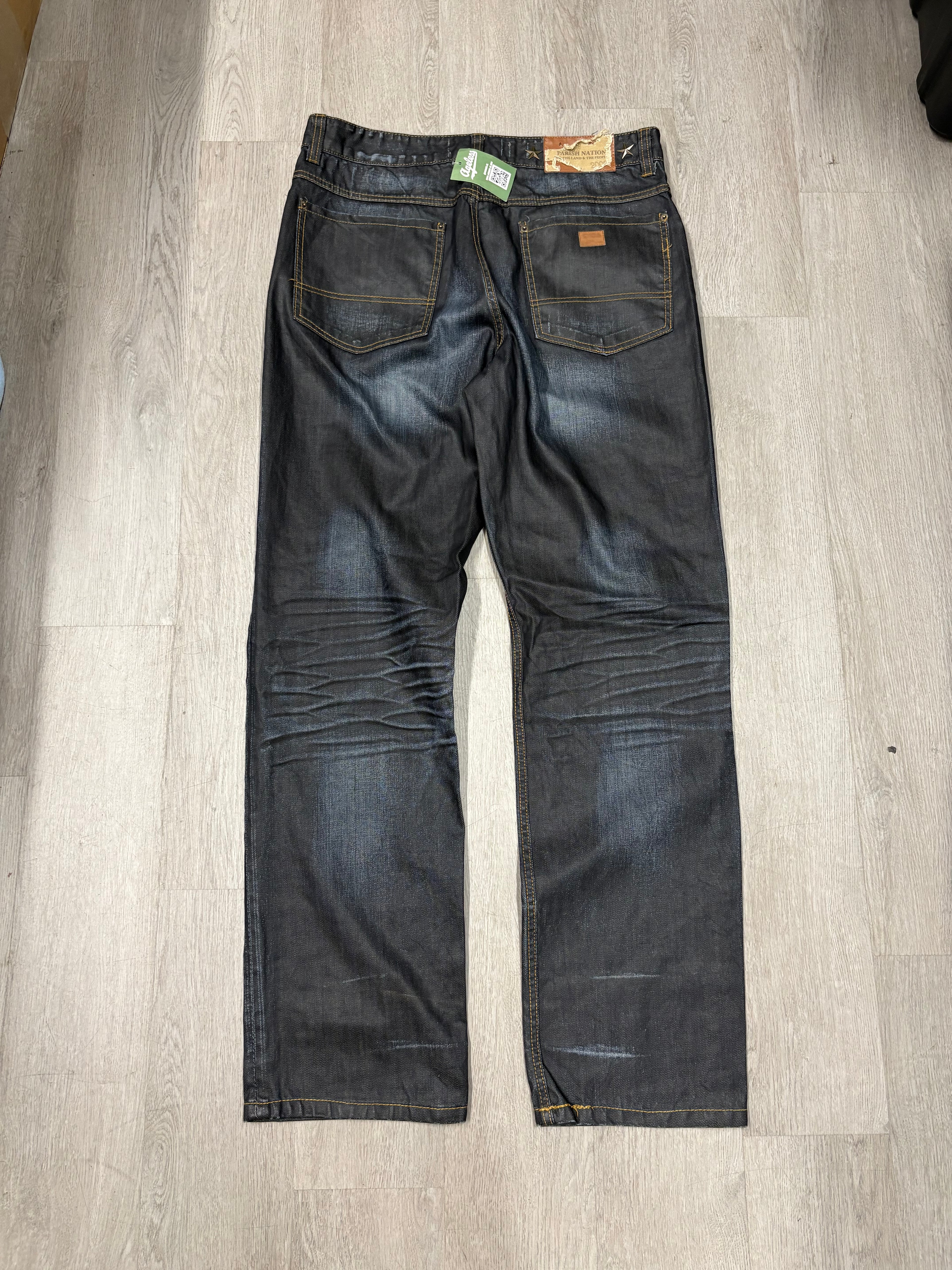 Y2K Parish Nation Faded Denim Jeans