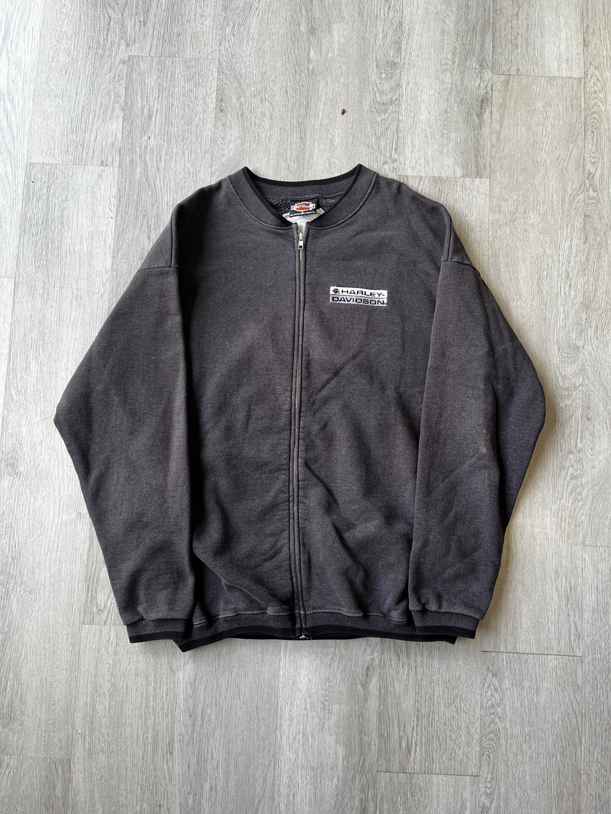 Vintage Harley Davidson Zip Up Jacket