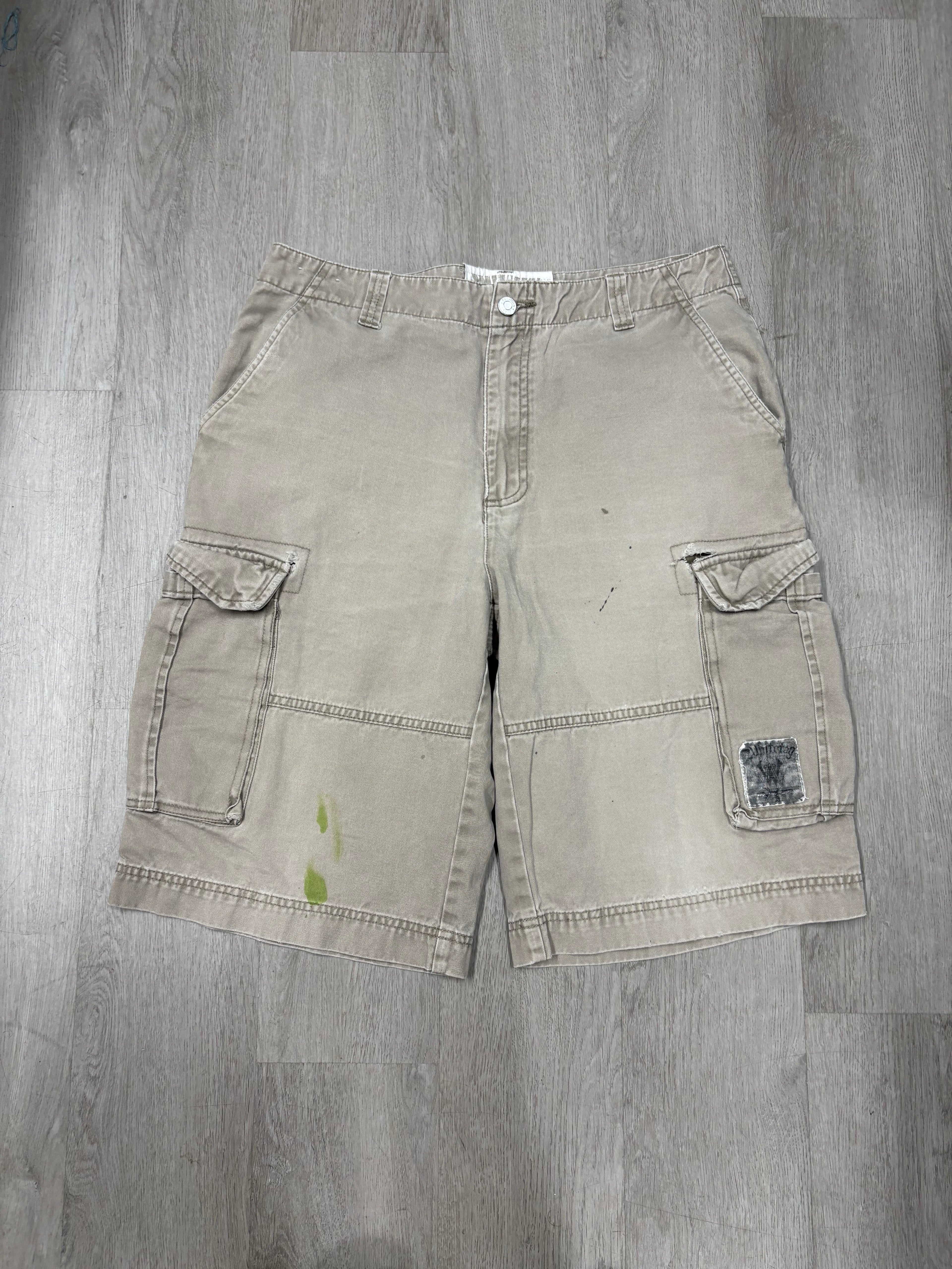 Y2K White Tag Cargo Shorts