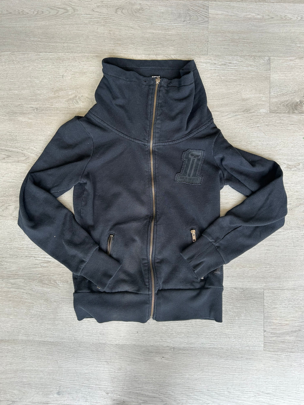 Harley-Davidson Cowl Neck Zip Up