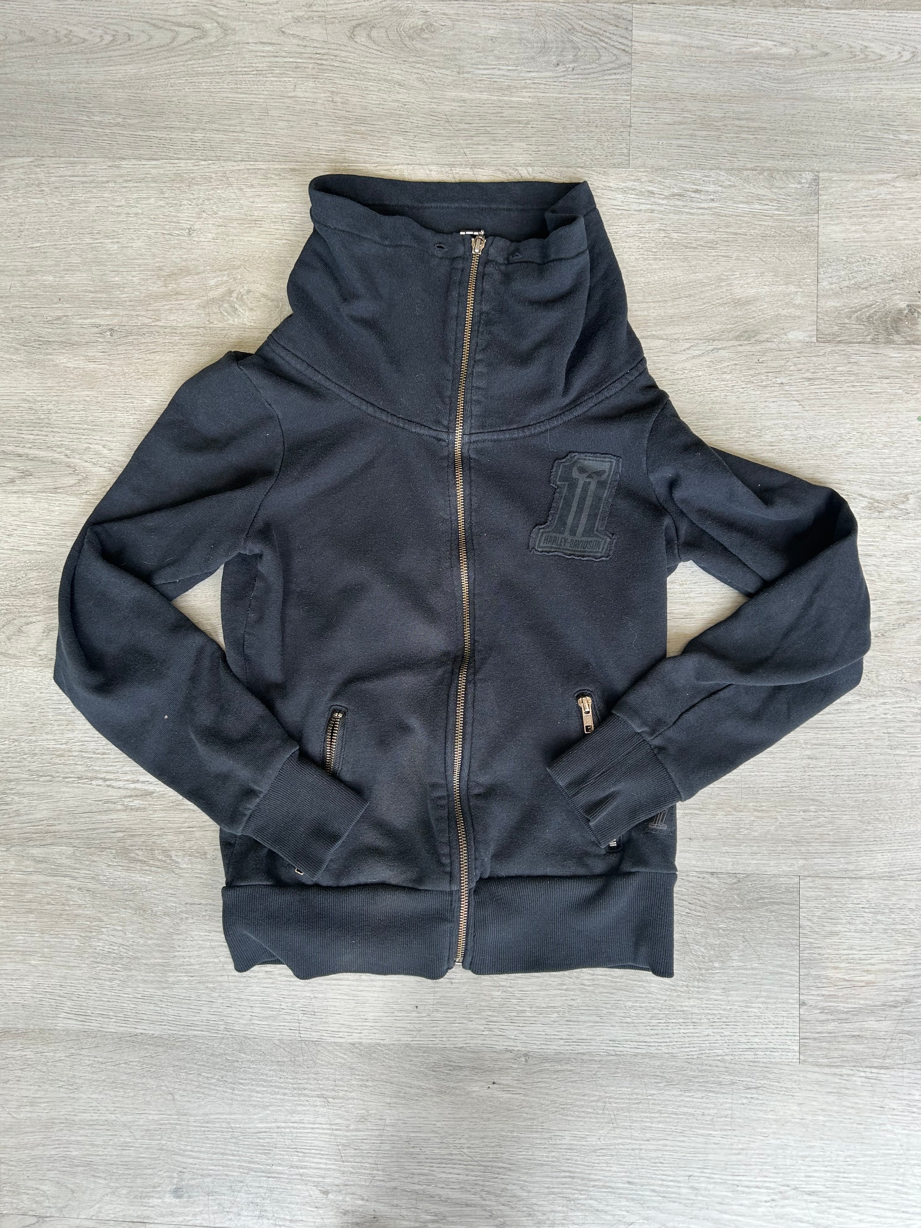 Harley-Davidson Cowl Neck Zip Up