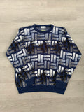 Vintage Blue Knit Sweater