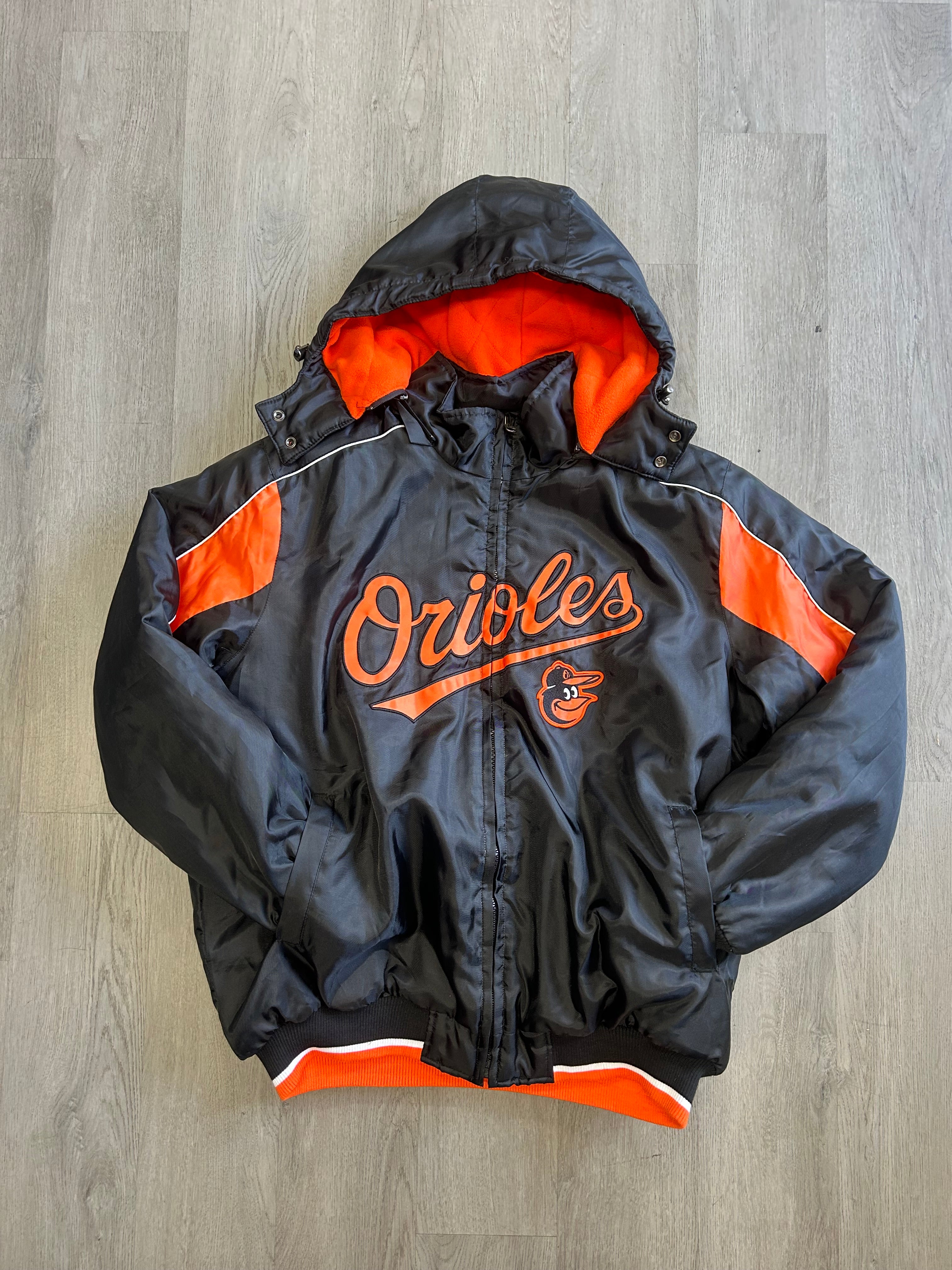Orioles Genuine Merchandise Hooded Bomber Jacket