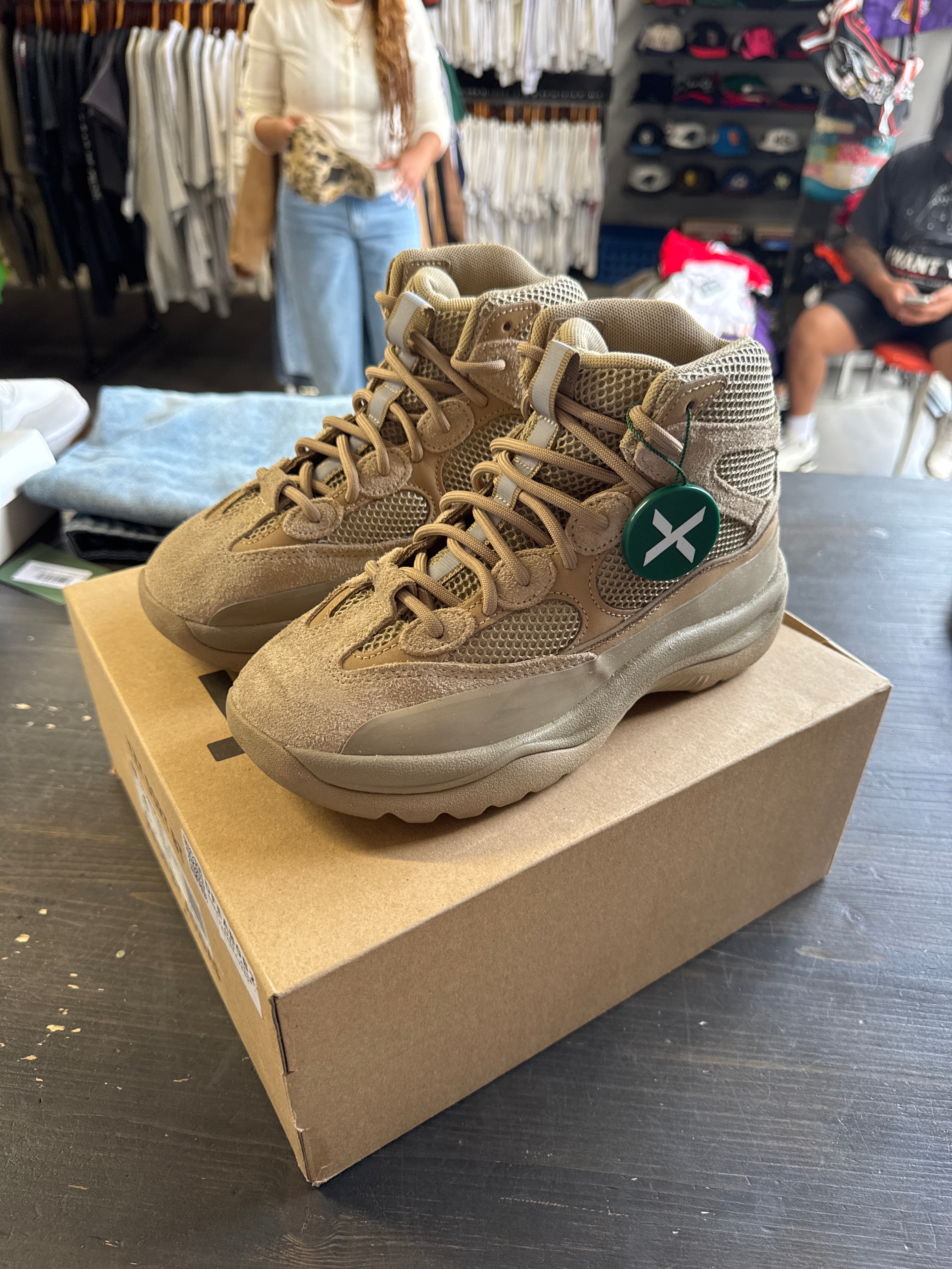 Pre-owned Adidas Yeezy Desert Boot Rock