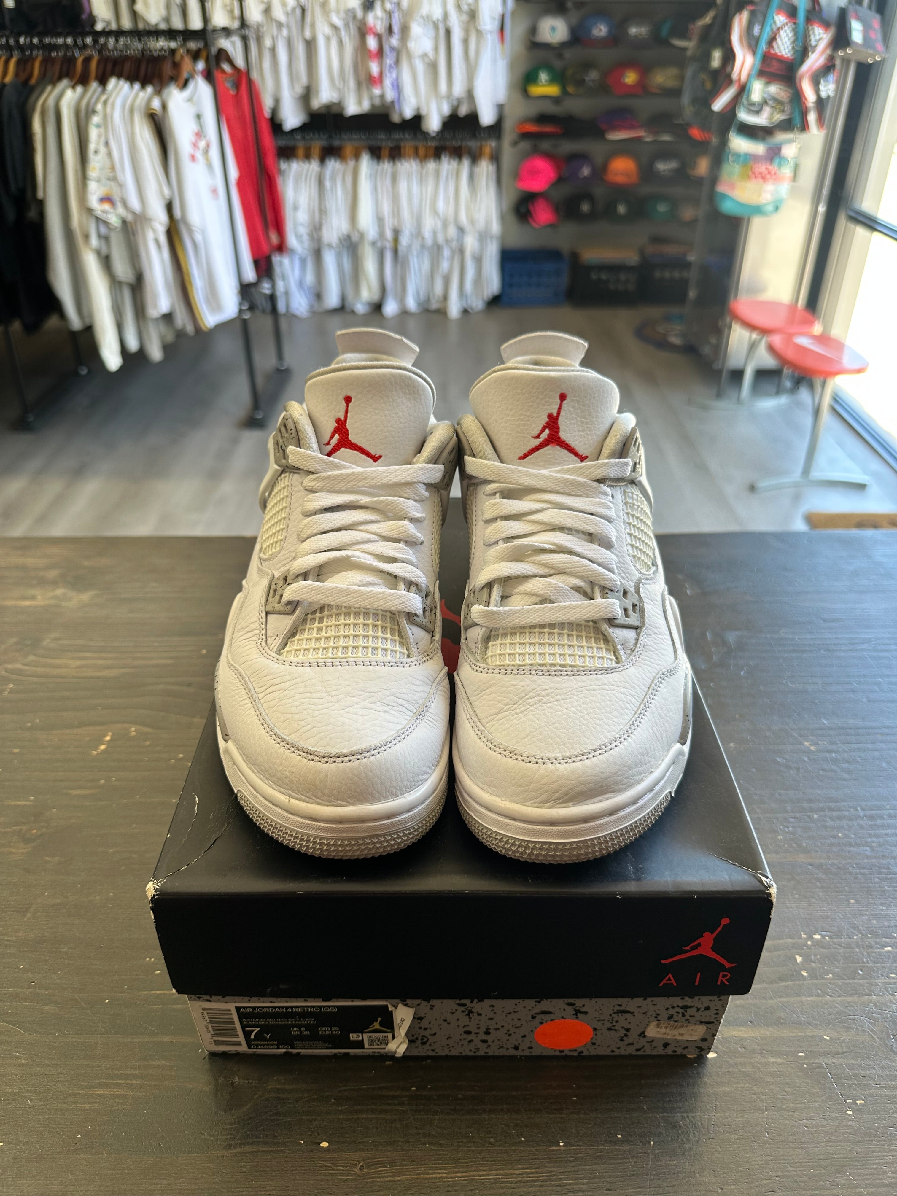 Pre-Owned Jordan 4 Retro White Oreo (2021) (GS)