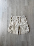 Vintage Mossimo Cargo Supply Light Tan Distressed Cargo Short