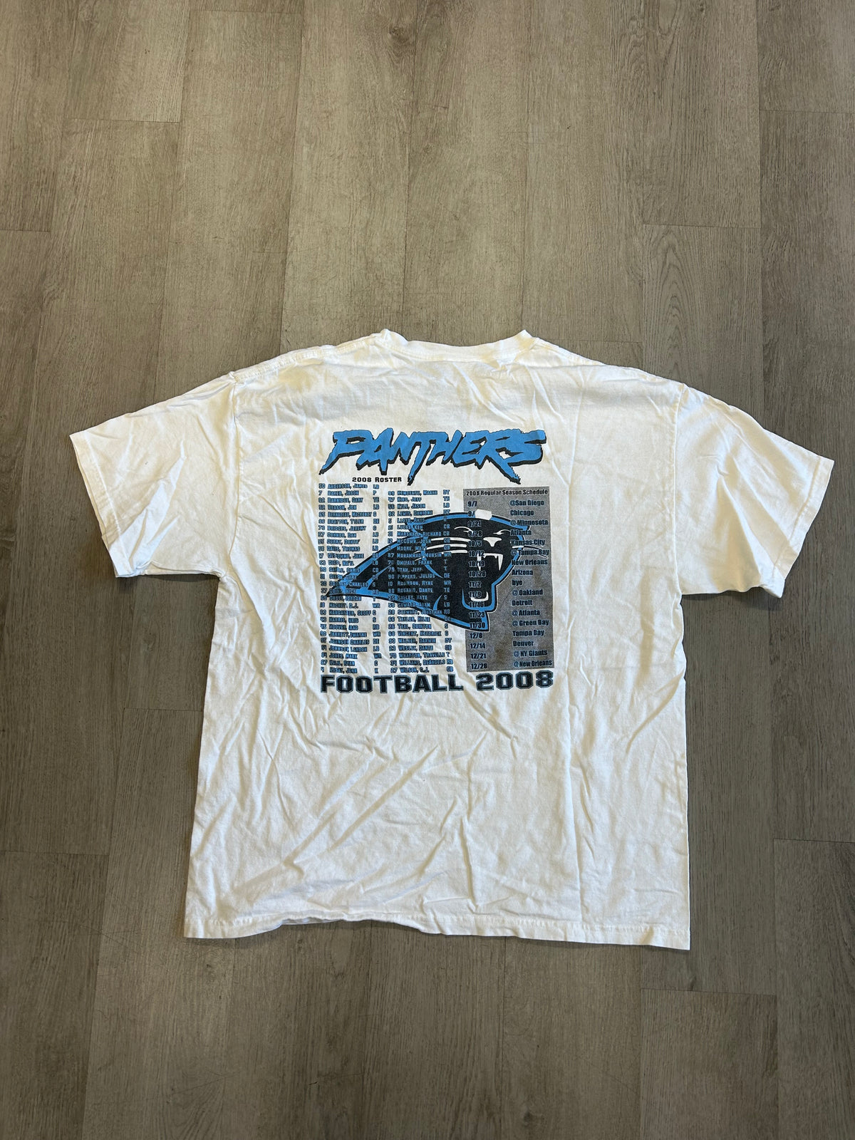 Vintage Panthers 2008 Opening Day Tee