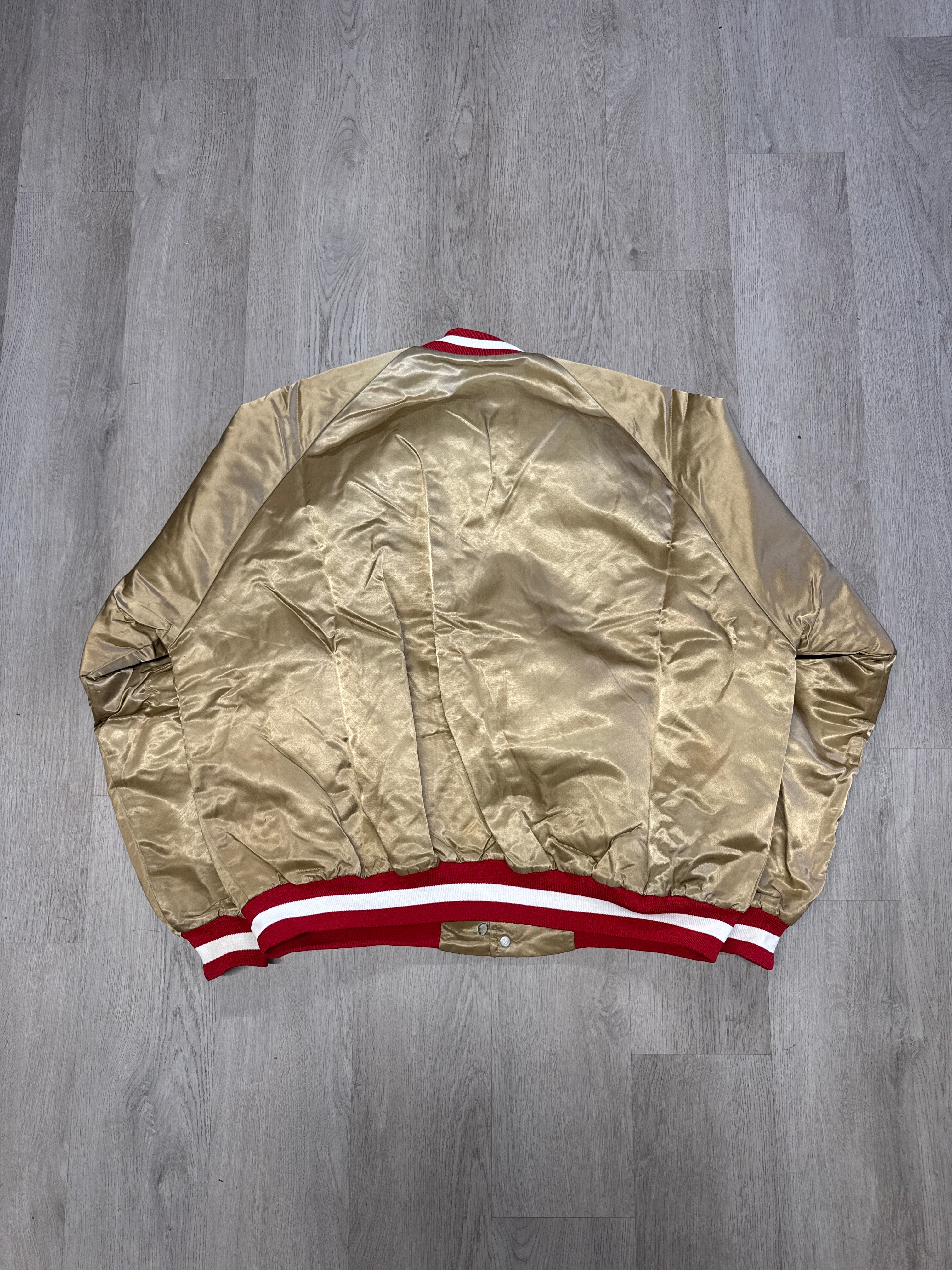 Vintage 80s Chalk Line San Francisco 49ers Satin Jacket