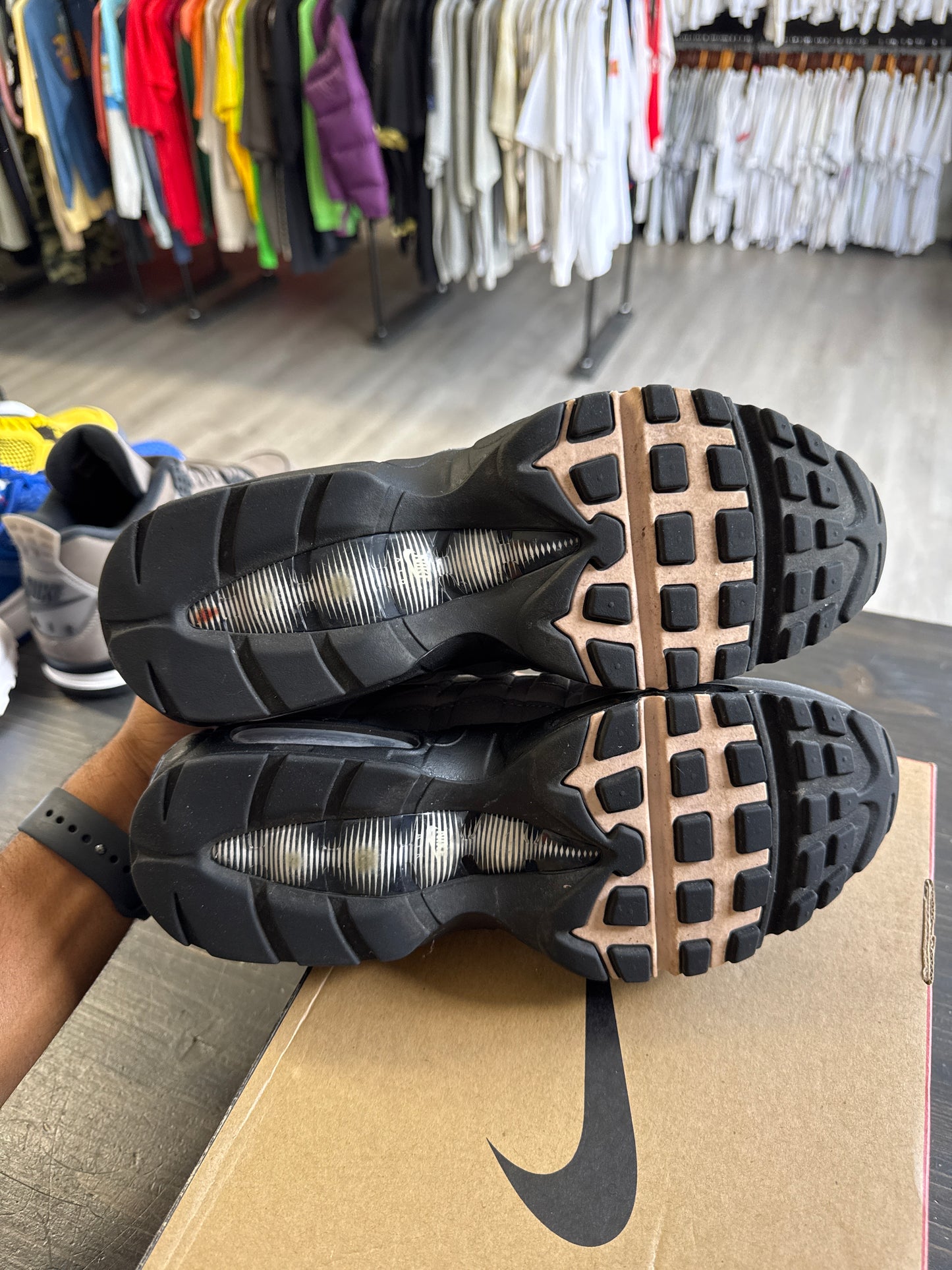 Pre-owned Nike Air Max 95 Gunsmoke Pink Foam