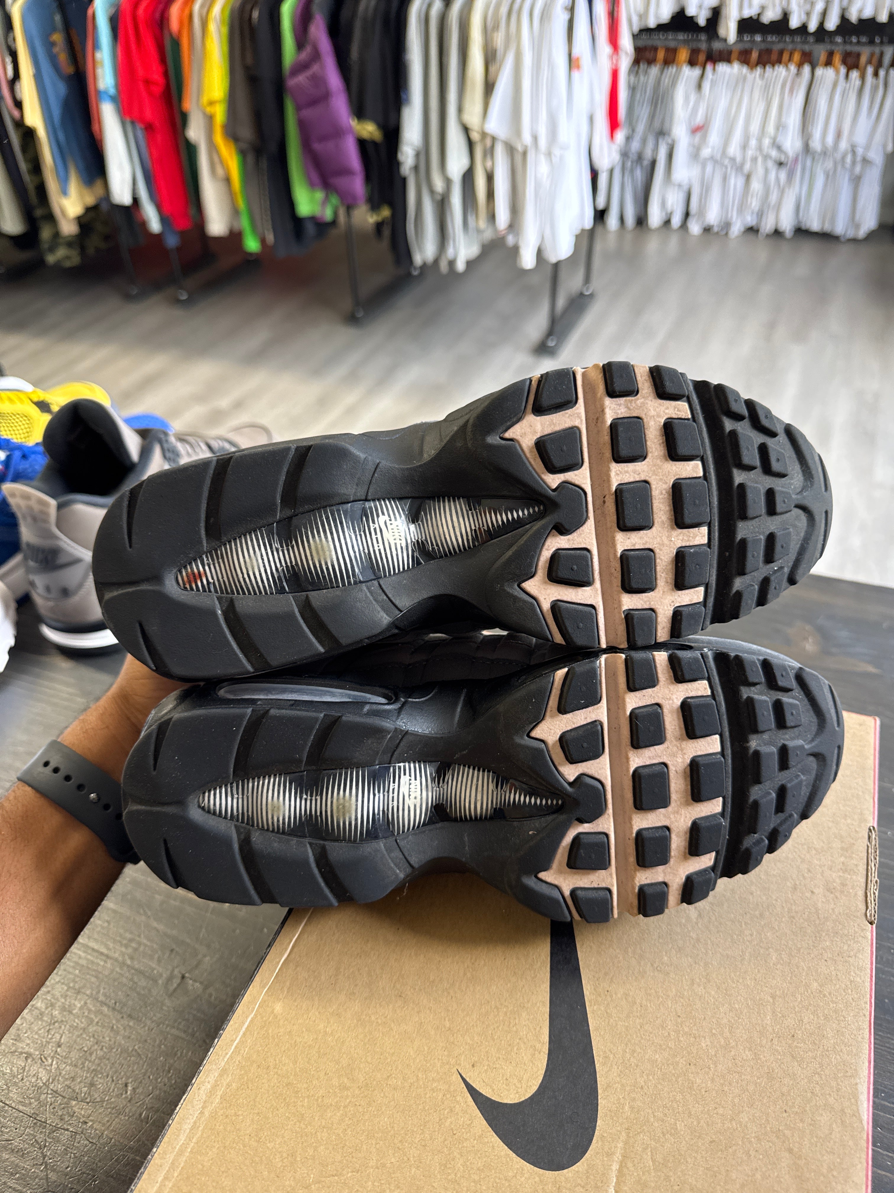 Pre-owned Nike Air Max 95 Gunsmoke Pink Foam