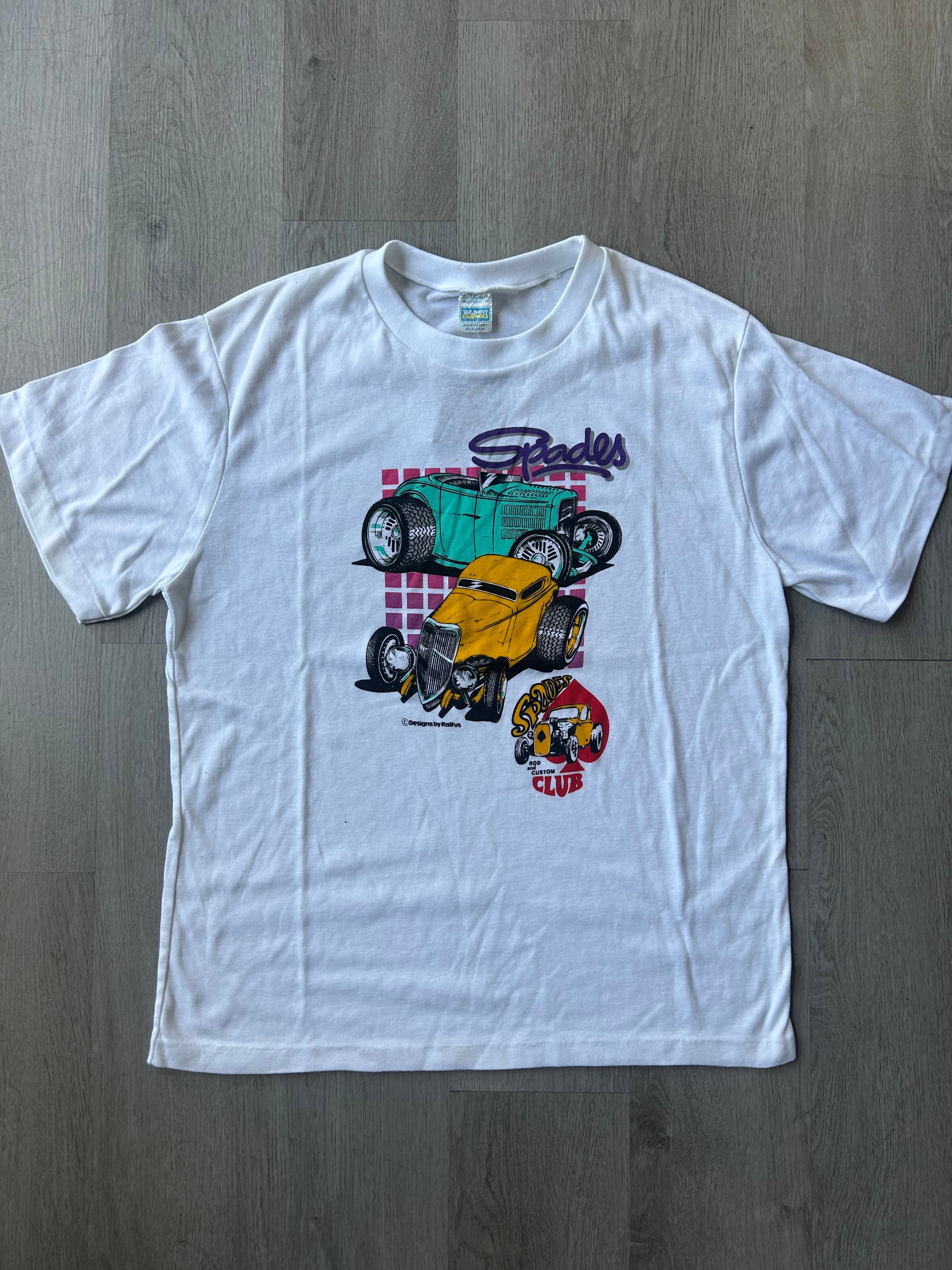 Vintage Spades Rod and Custom Club Tee