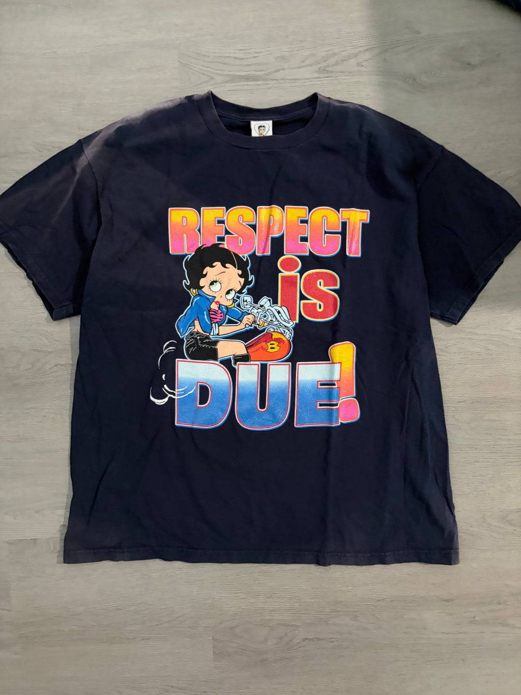 Vintage Betty Boop Respect is Due Tee