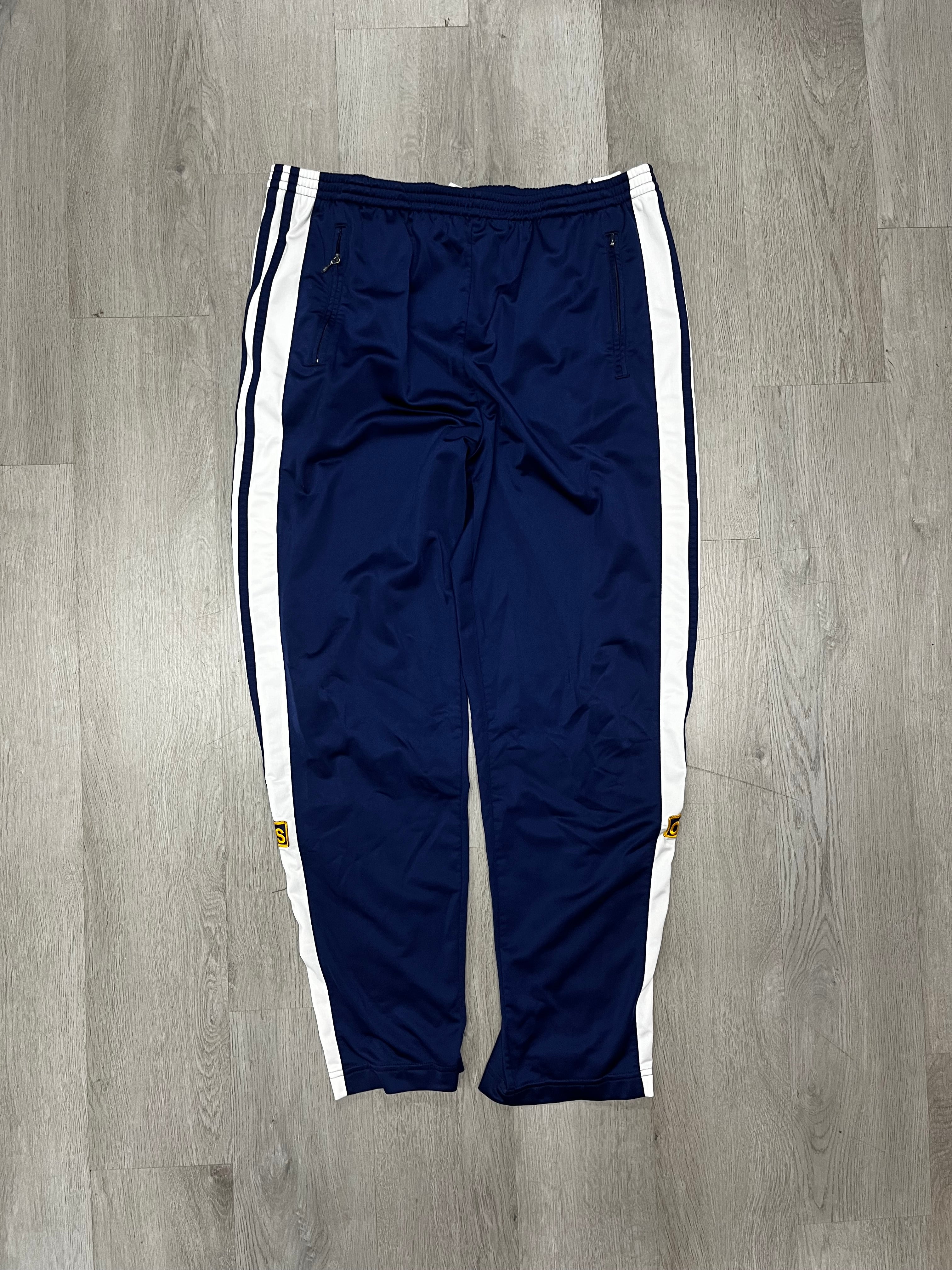 Y2K Adidas Navy Patched Warm Up Track Sweat Pants