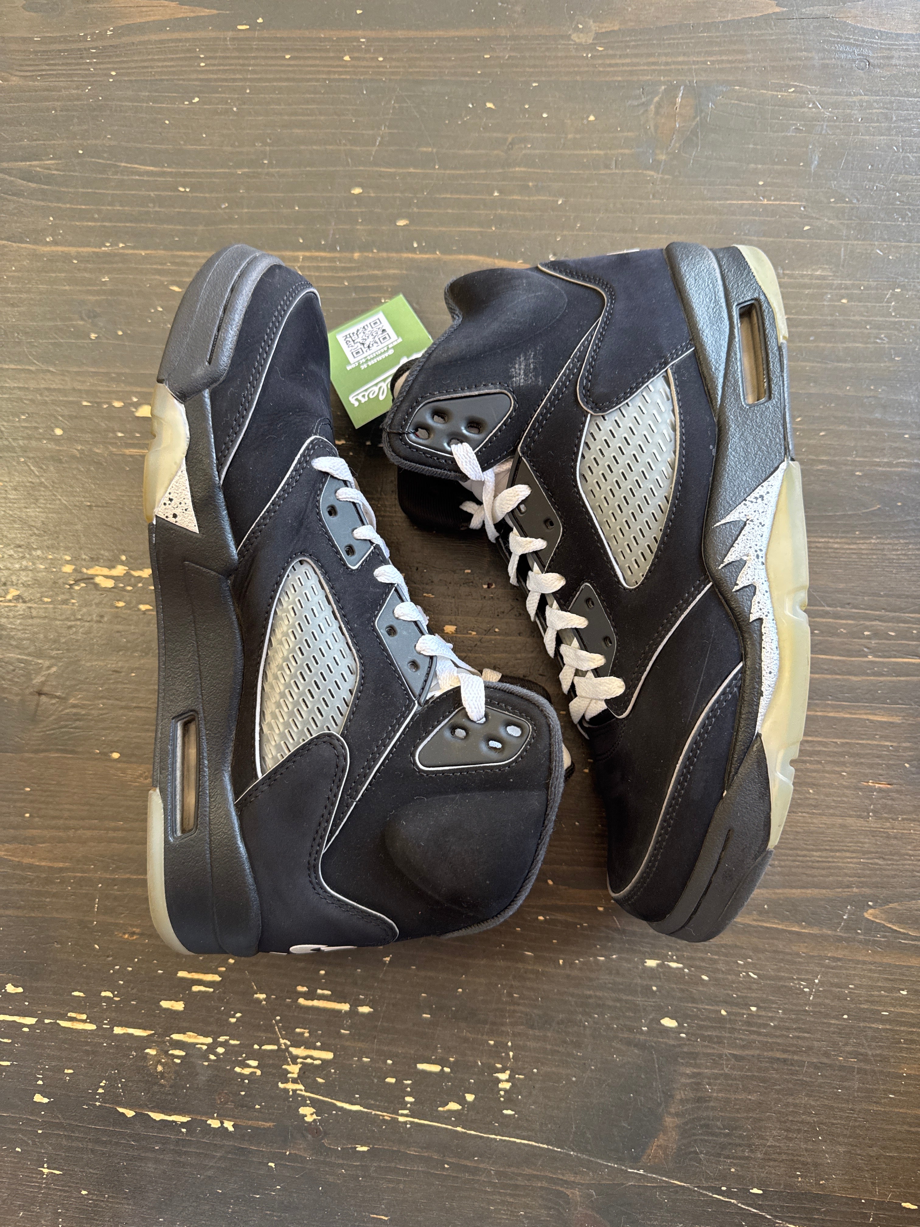 Pre-owned Jordan Retro 5 Black Metallic Reimagined