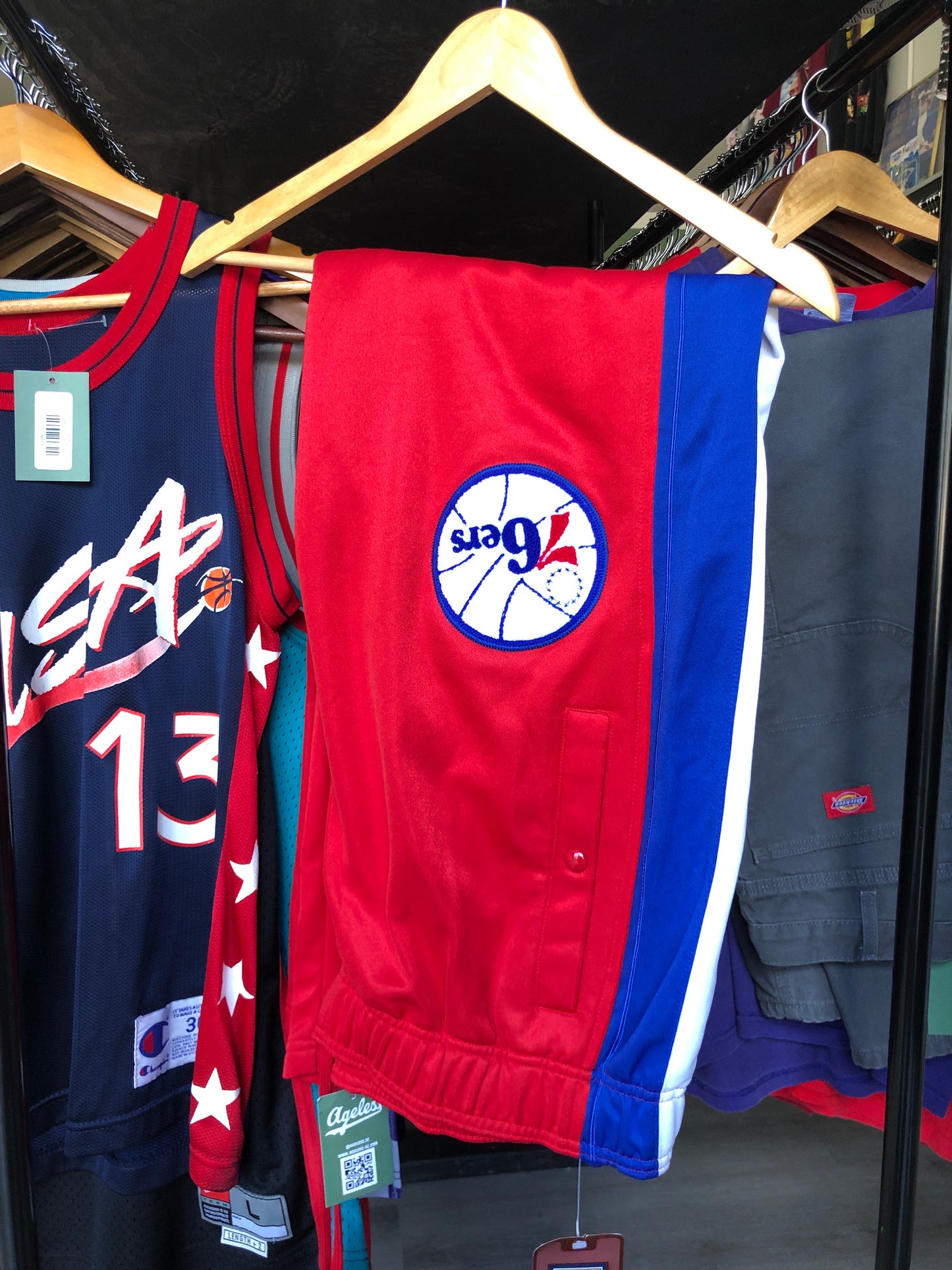 Vintage Philadelphia 76ers Track Pants