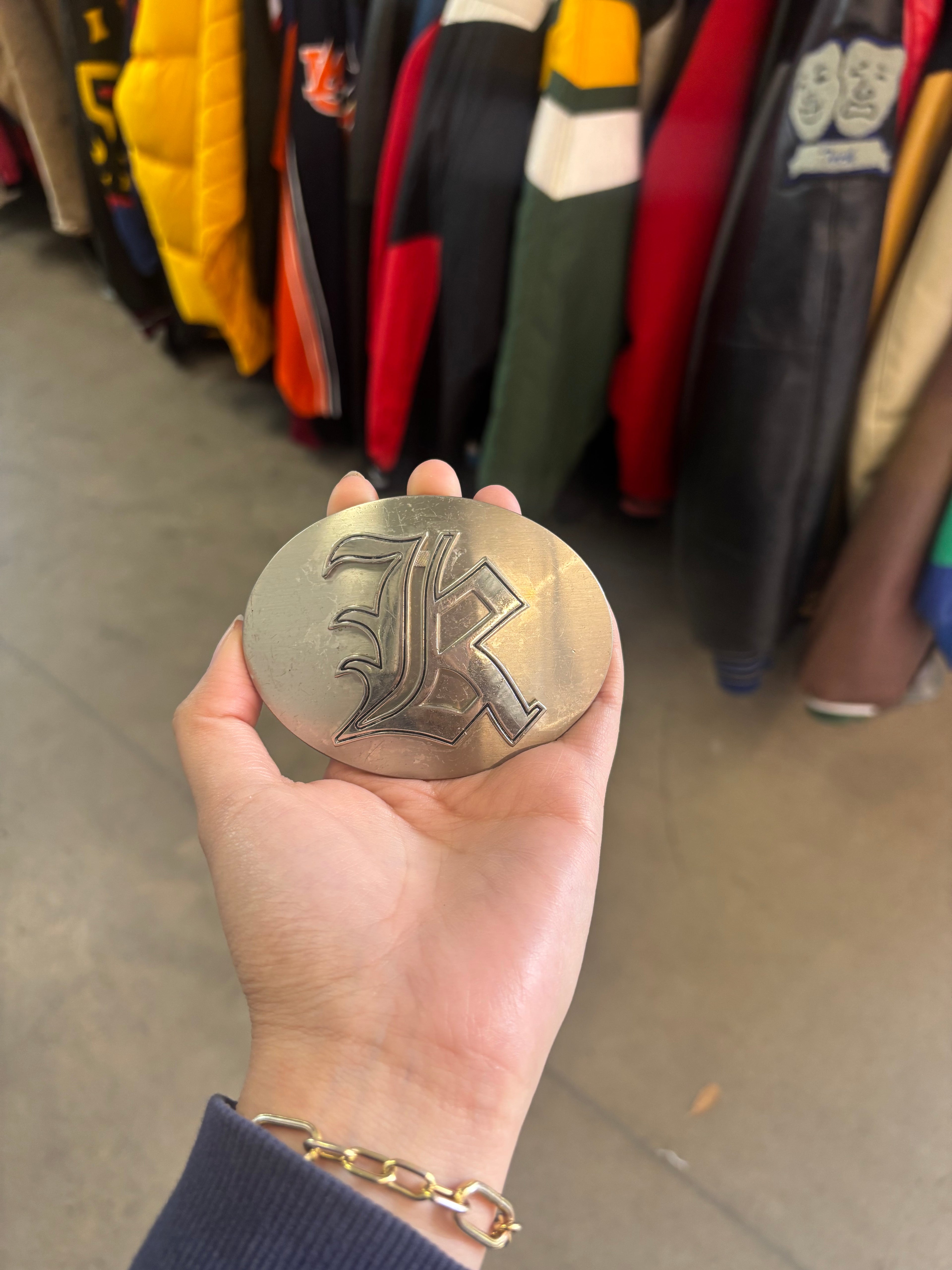 Vintage ‘K’ Cowboy Belt Buckle