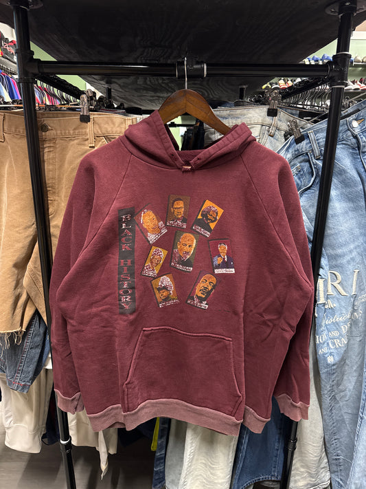 Vintage 90s Black History Faces Hoodie
