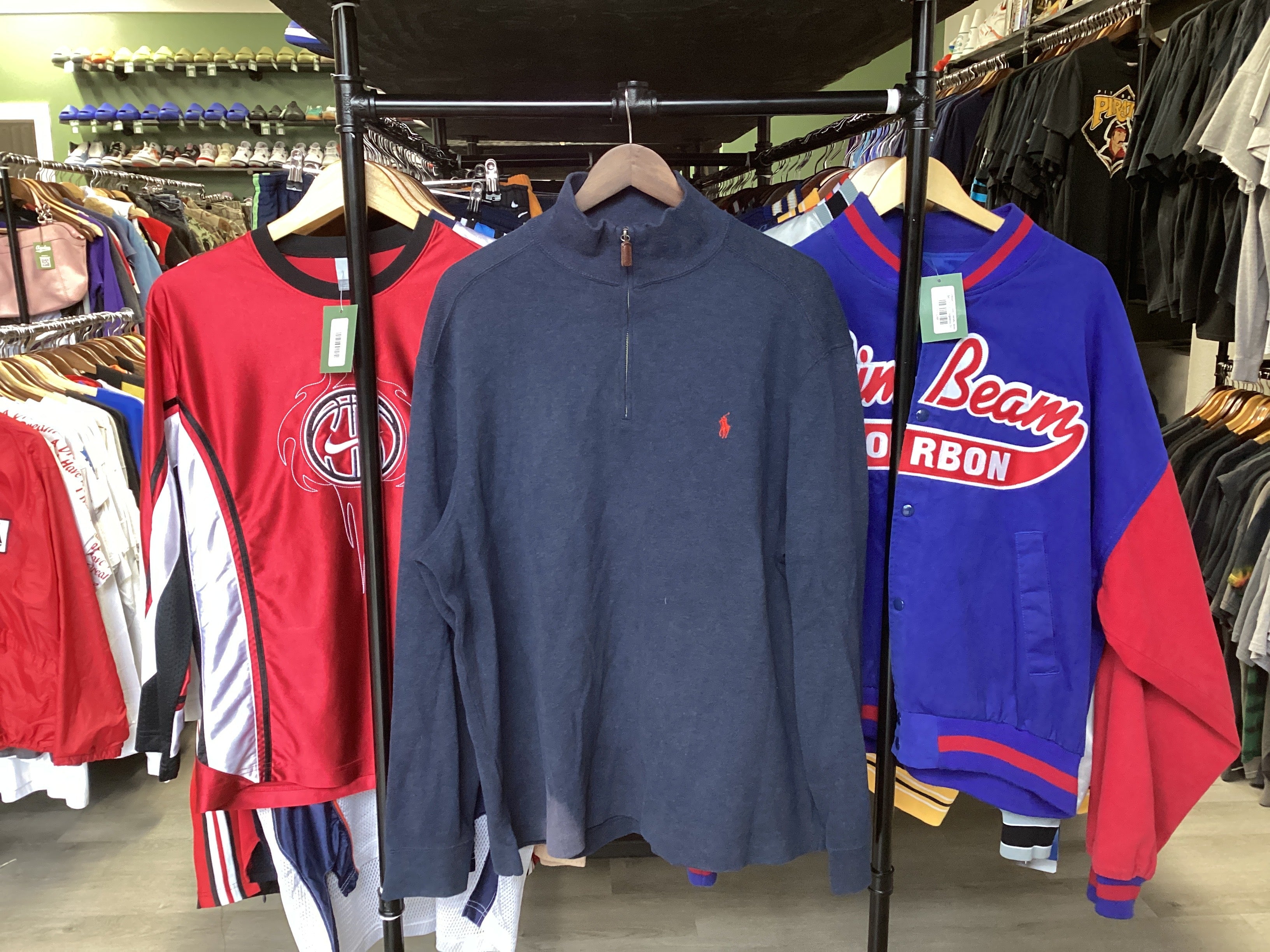 Half Zip Polo Sweater