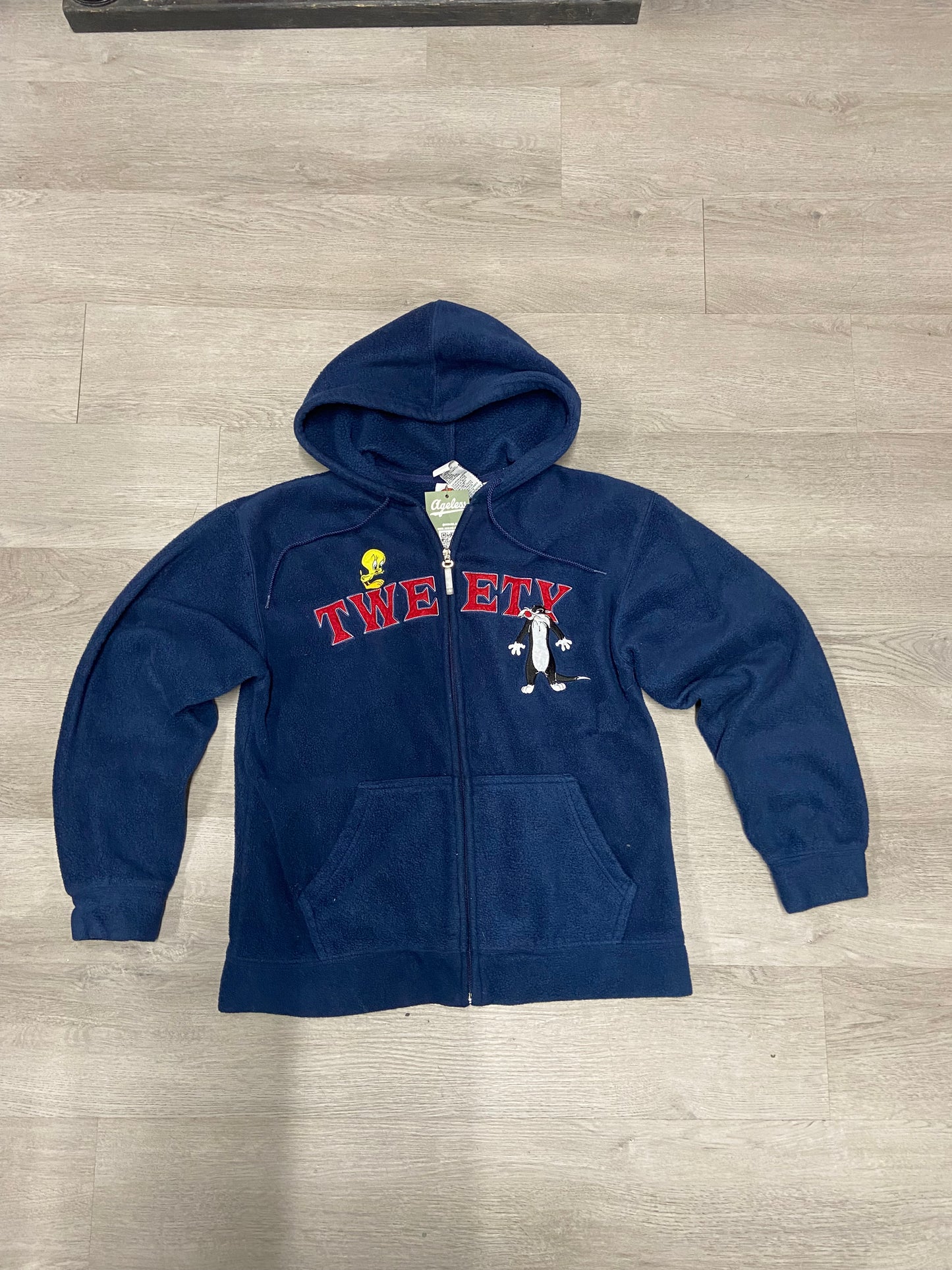 Vintage Looney Tunes Tweety Zip Up Jacket