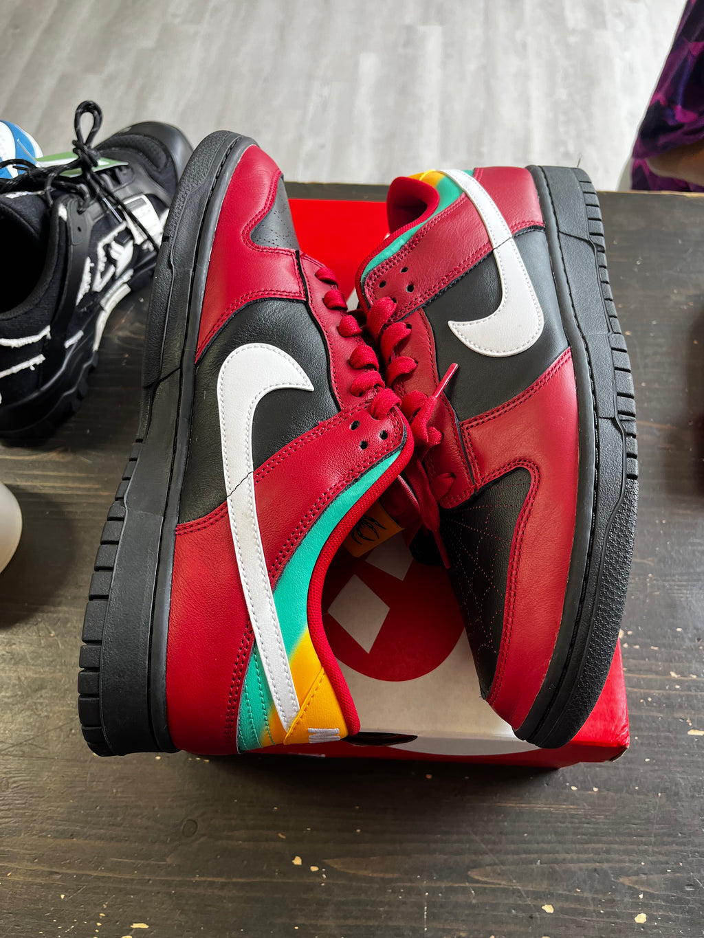 Pre-Owned Nike Dunk Low Biker Tattoos