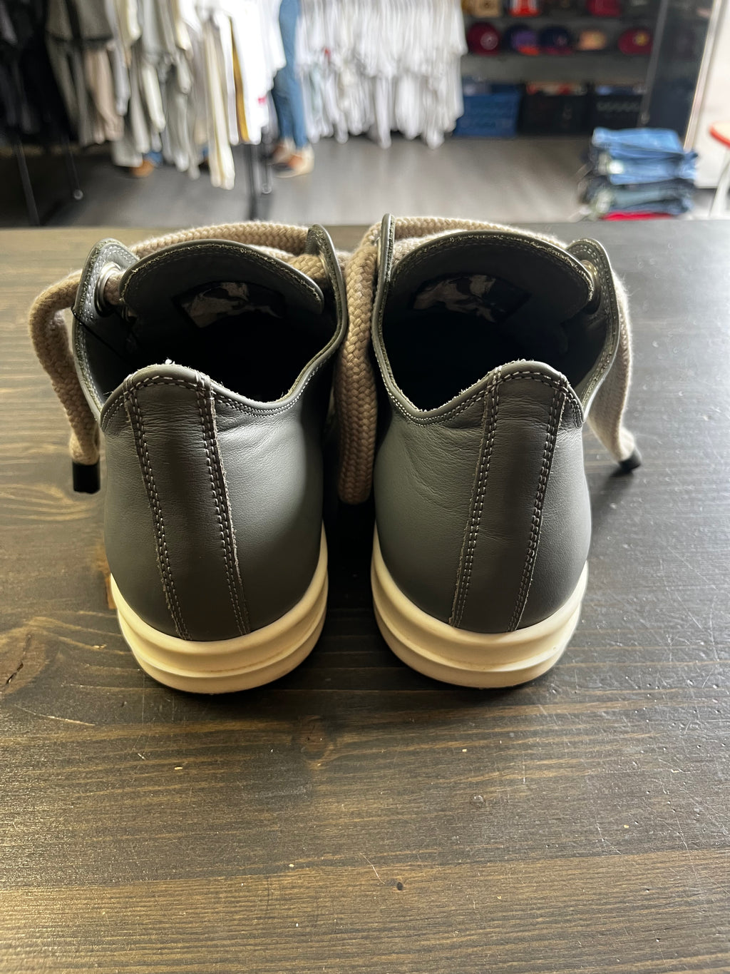 Pre Owened Rick Owens Concordians Jumbo Lace Low