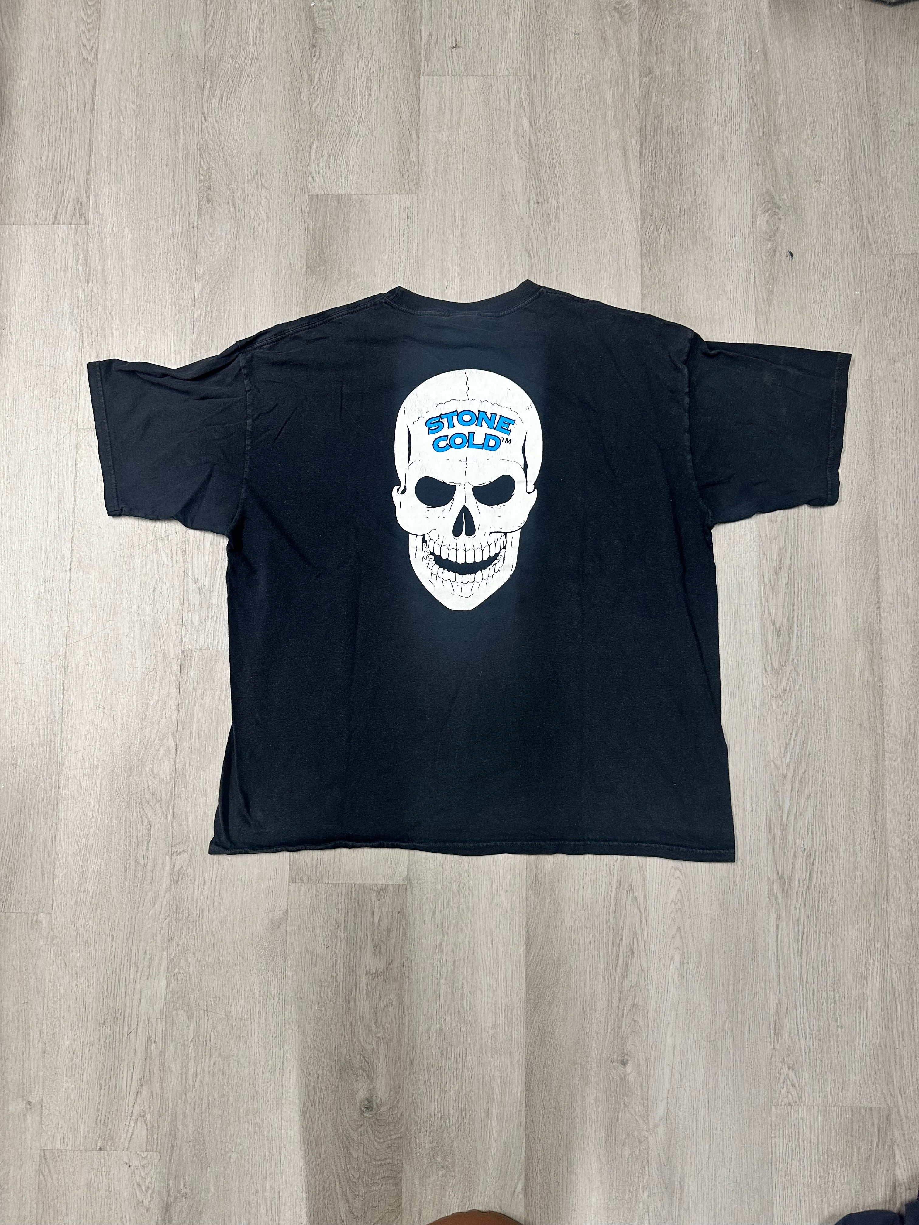 Vintage WWE Stone Cold Steve Austin 3:16 Skull Wrestling Tee