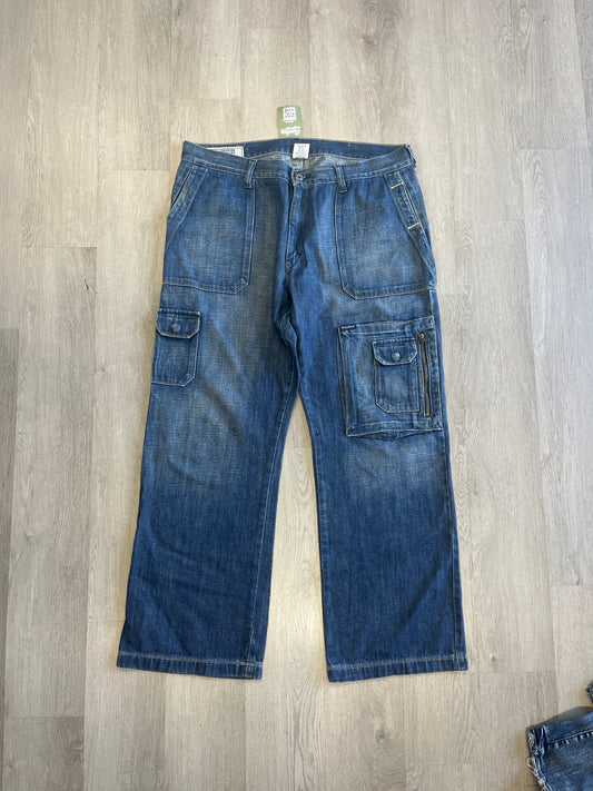 Vintage Guess Denim Cargo Jeans
