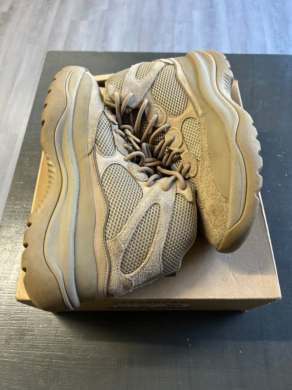 Pre-Owned Adidas Yeezy Desert Boot Rock