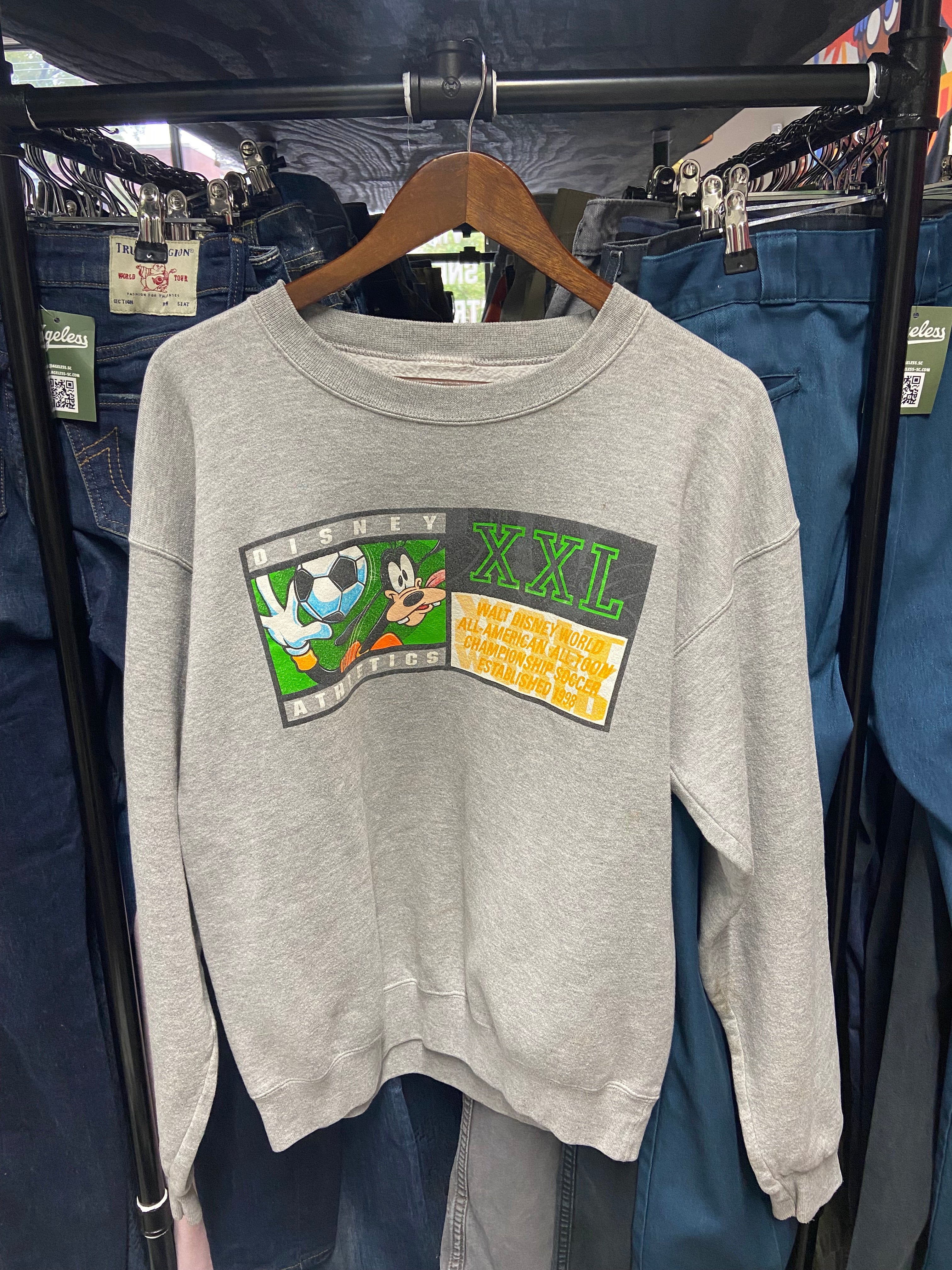 Y2K Disney Athletics Goofy Pullover Sweatshirt