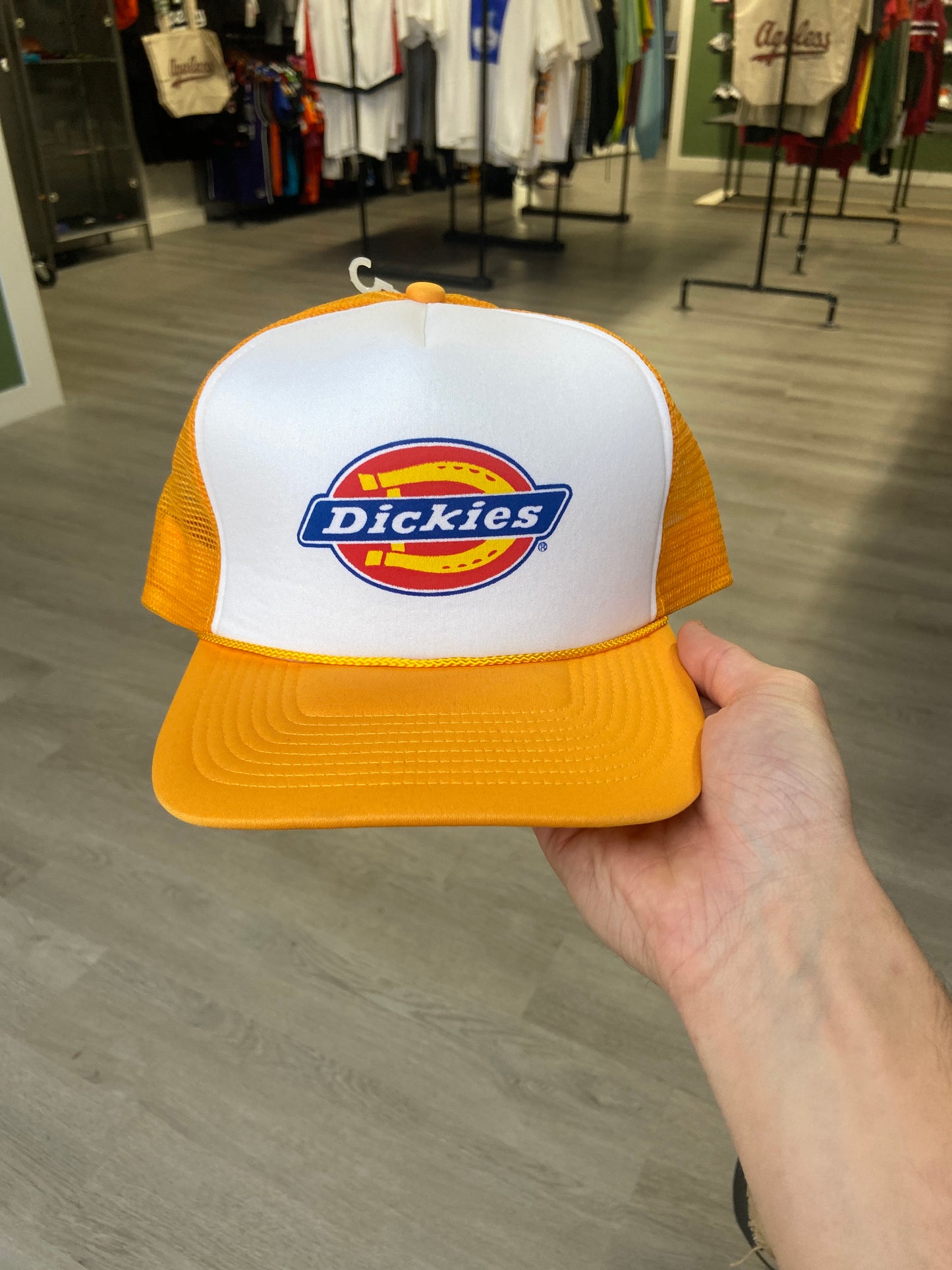 Yellow Dickies Trucker Hat