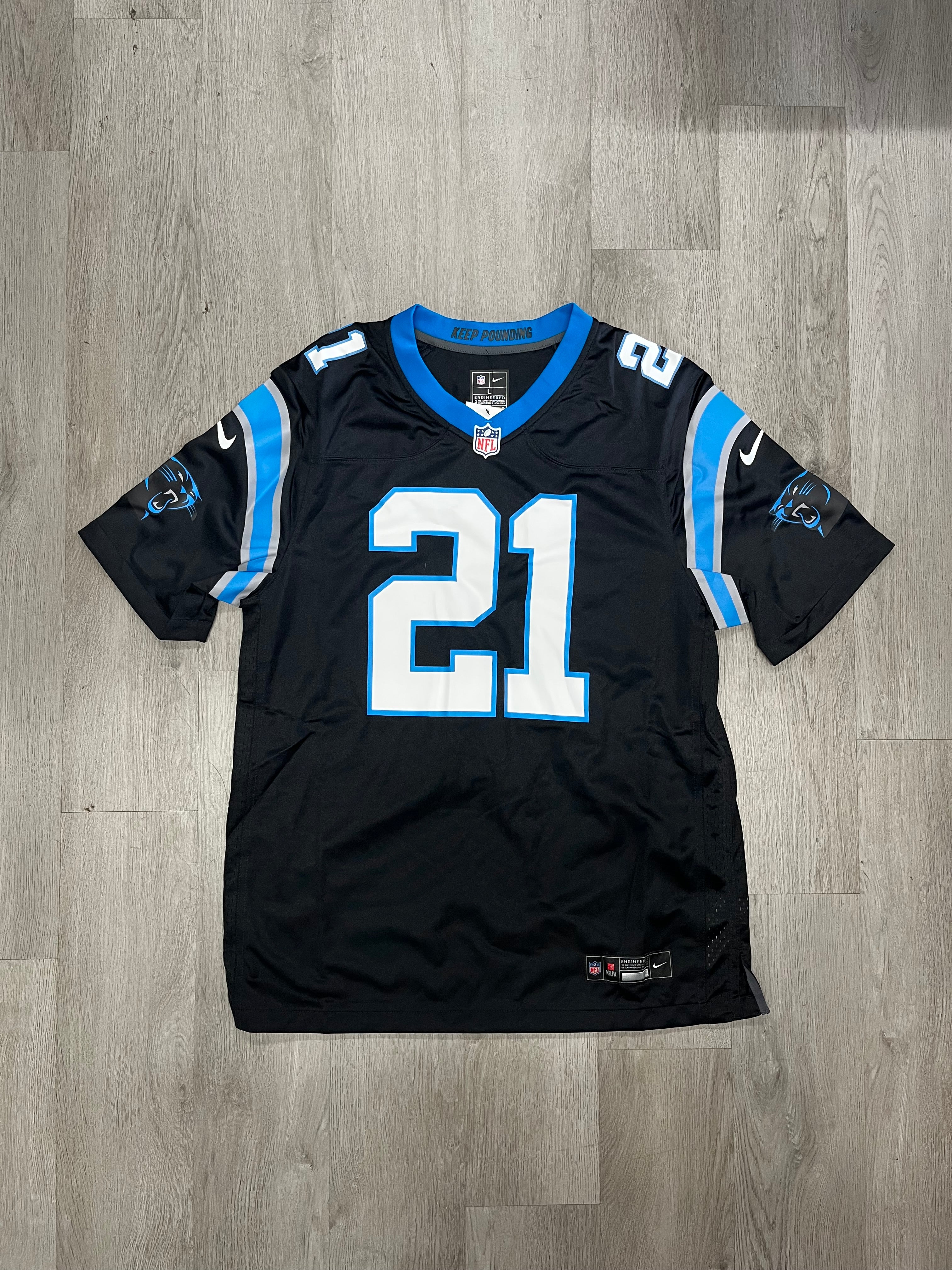 Carolina Panthers Jeremy Chinn Nike Black Game Jersey