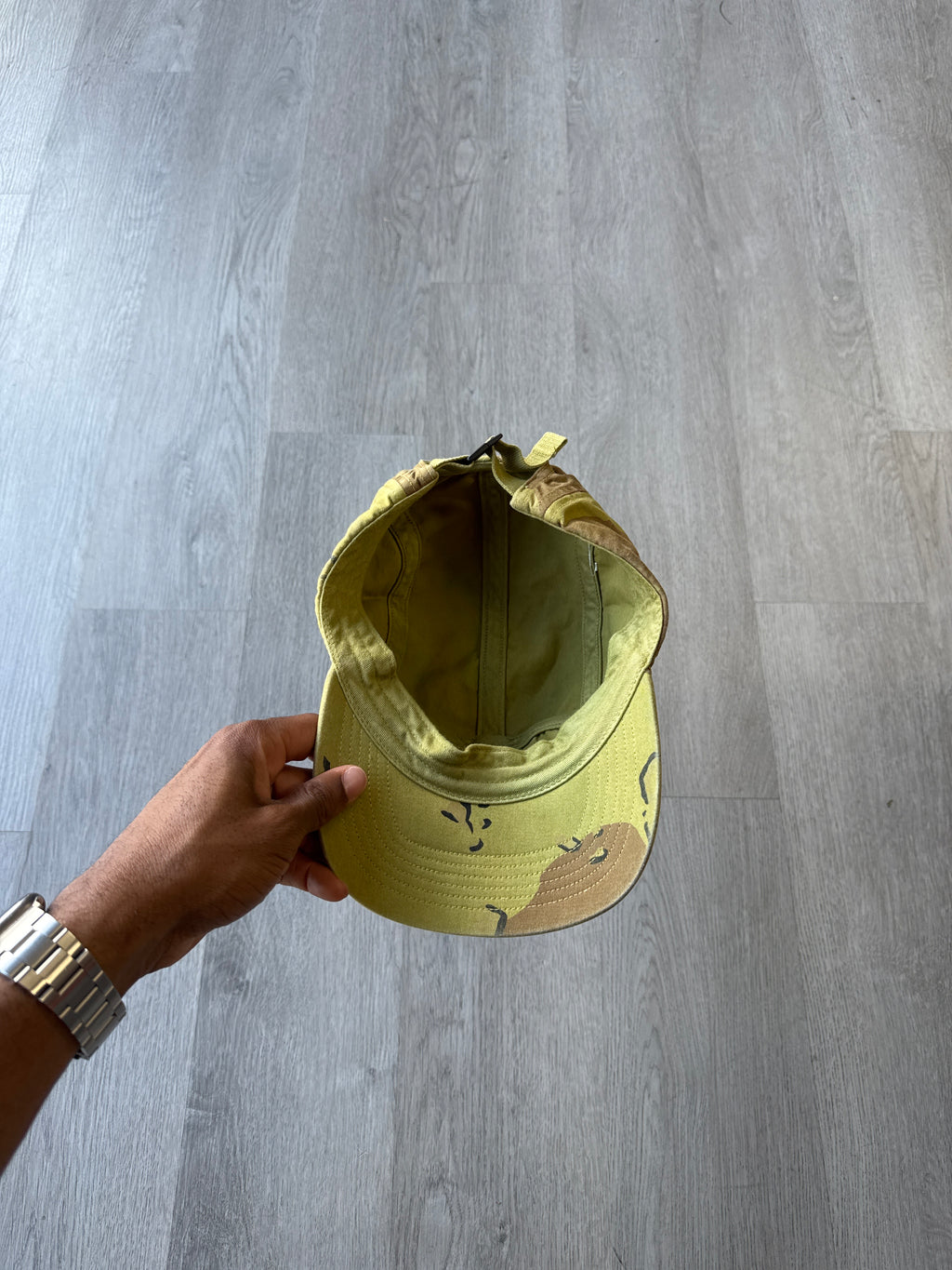 Supreme Overdyed Camo Camp Cap Green 2021