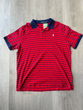 Vintage Polo Ralph Lauren Red and Navy Striped Polo