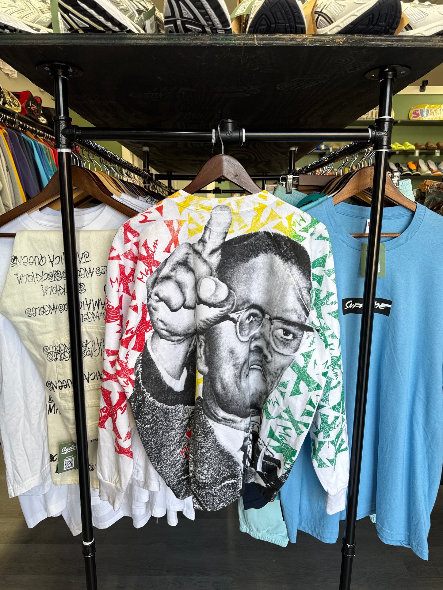 Vintage Malcolm X AOP Sweatshirt