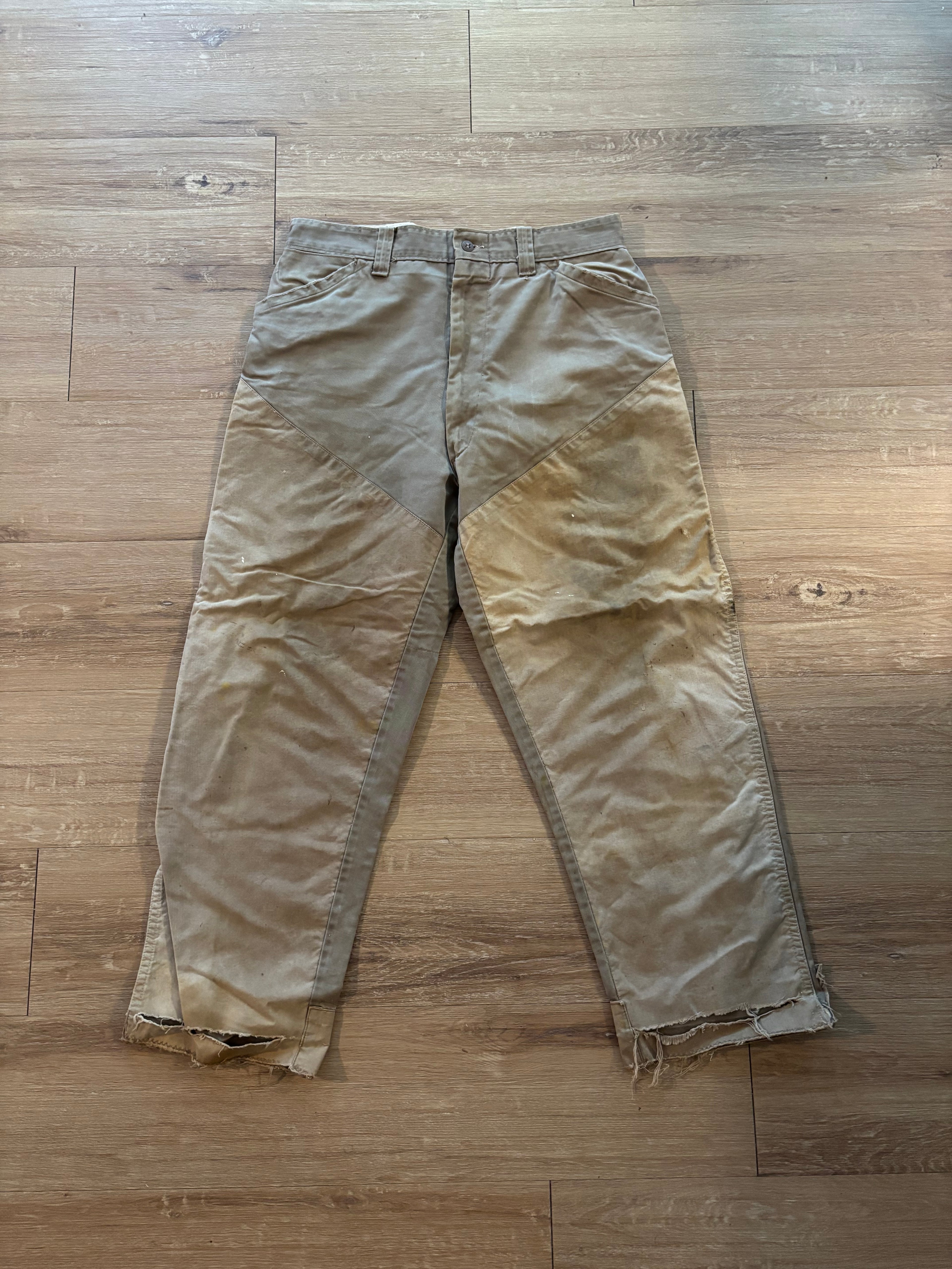 Vintage Double Knee Khaki Pants