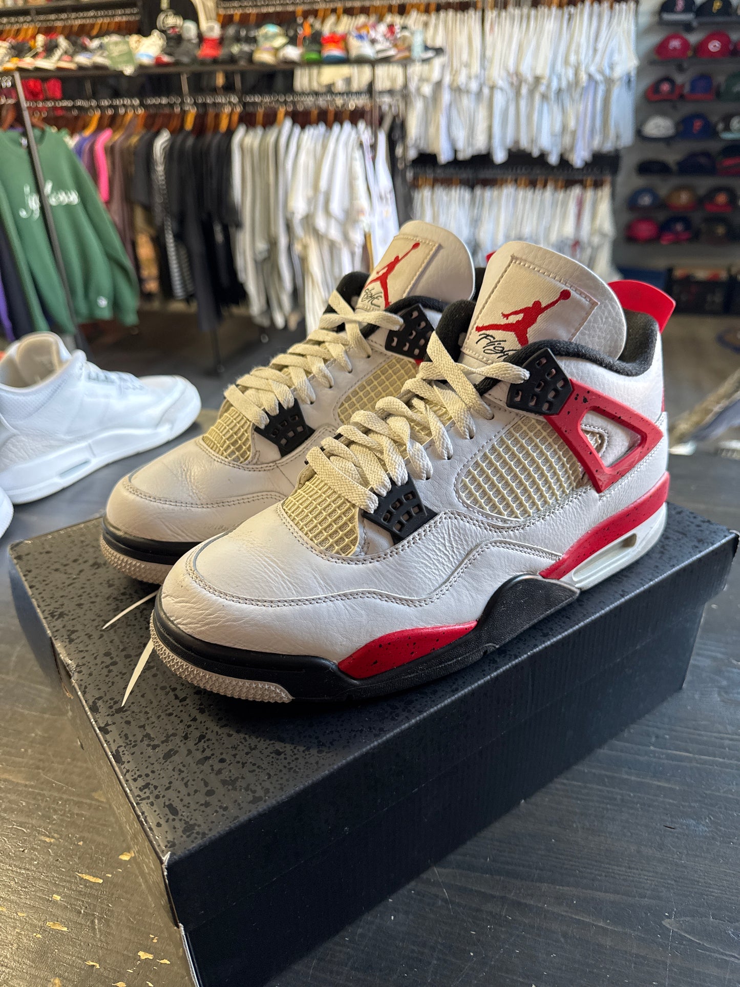 Pre-owned Jordan Retro 4 Red Cement